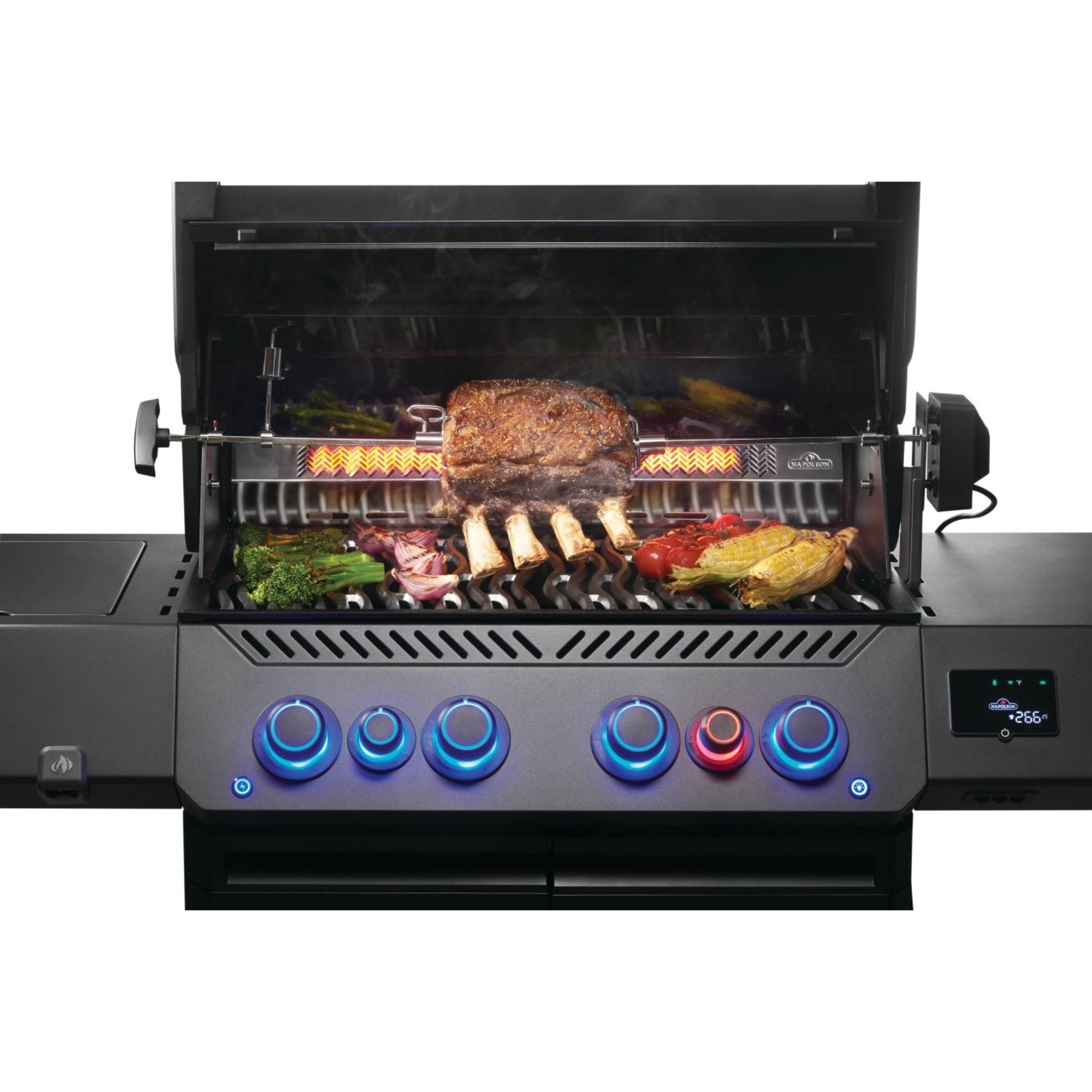 Napoleon Phantom Prestige® 500 Connected RSIB Freestanding Gas Grill w/ Infrared Side and Rear Burner | Novaselectes
