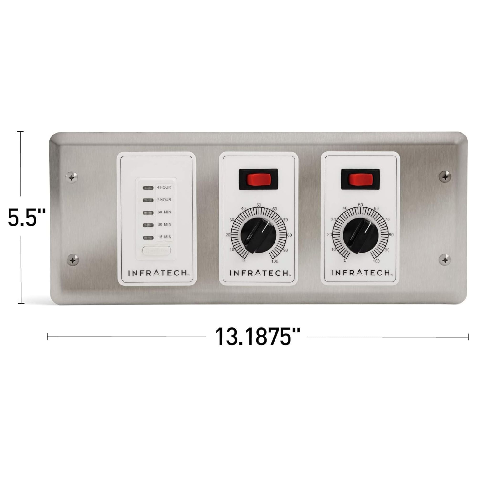 Infratech 2-Zone Analog Controller w/ Digital Timer | Novaselectes