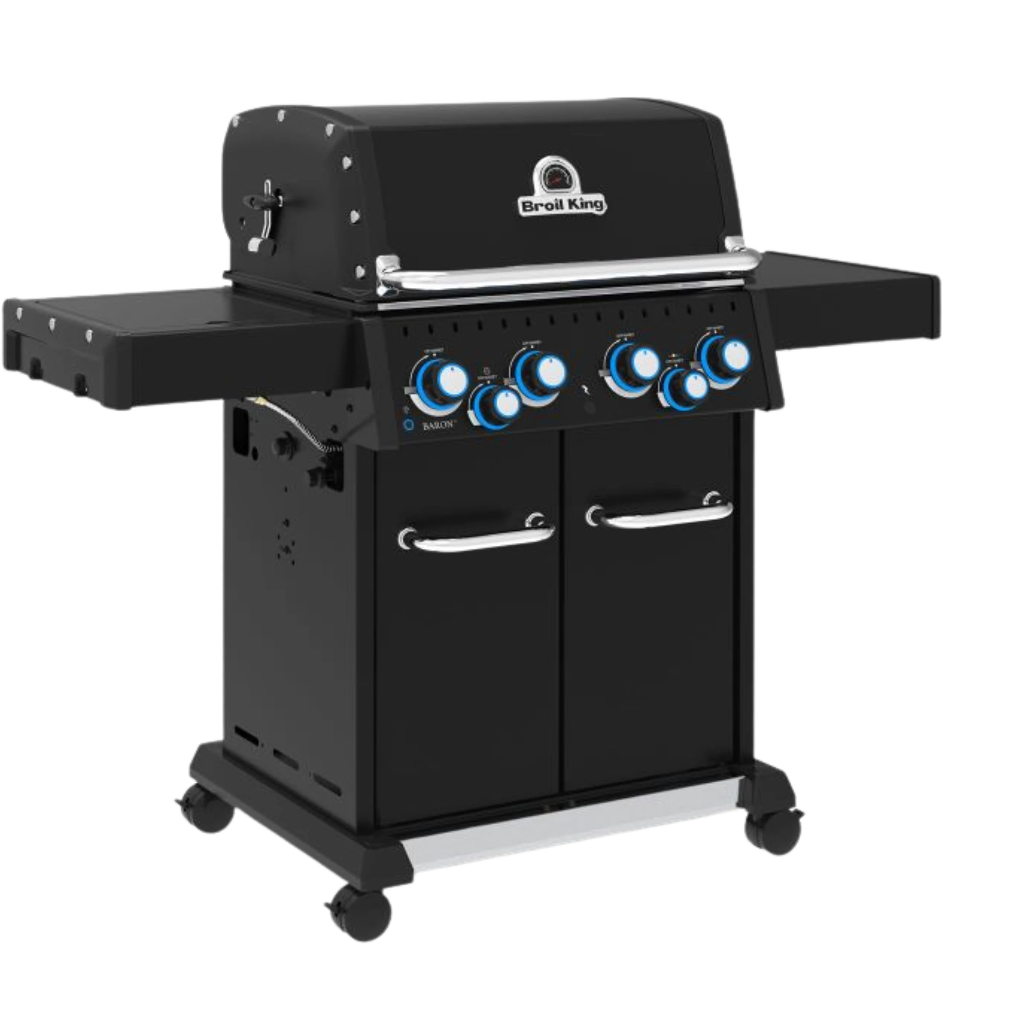 Broil King Baron 490 PRO 4-Burner Gas Grill w/ Rotisserie and Side Burner | Novaselectes