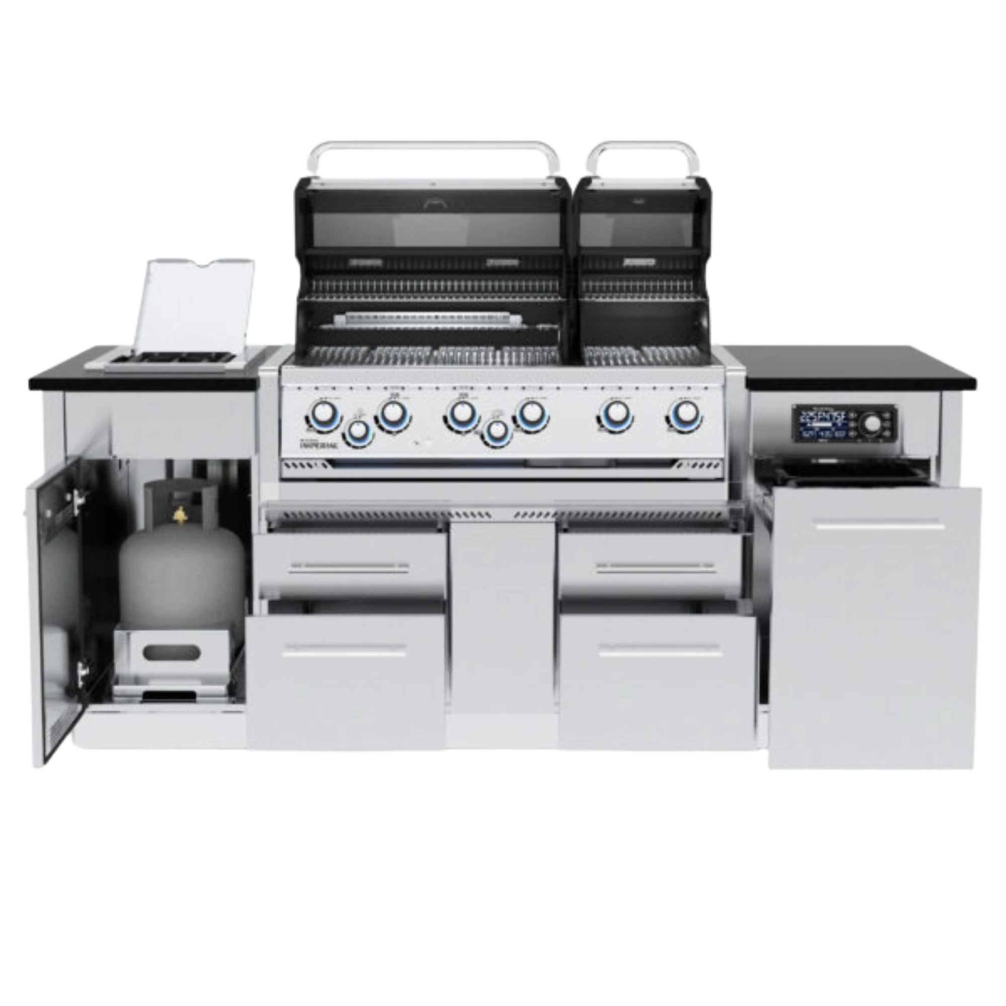 Broil King Outdoor Kitchen w/ Imperial QS 690i Gas Grill | Novaselectes