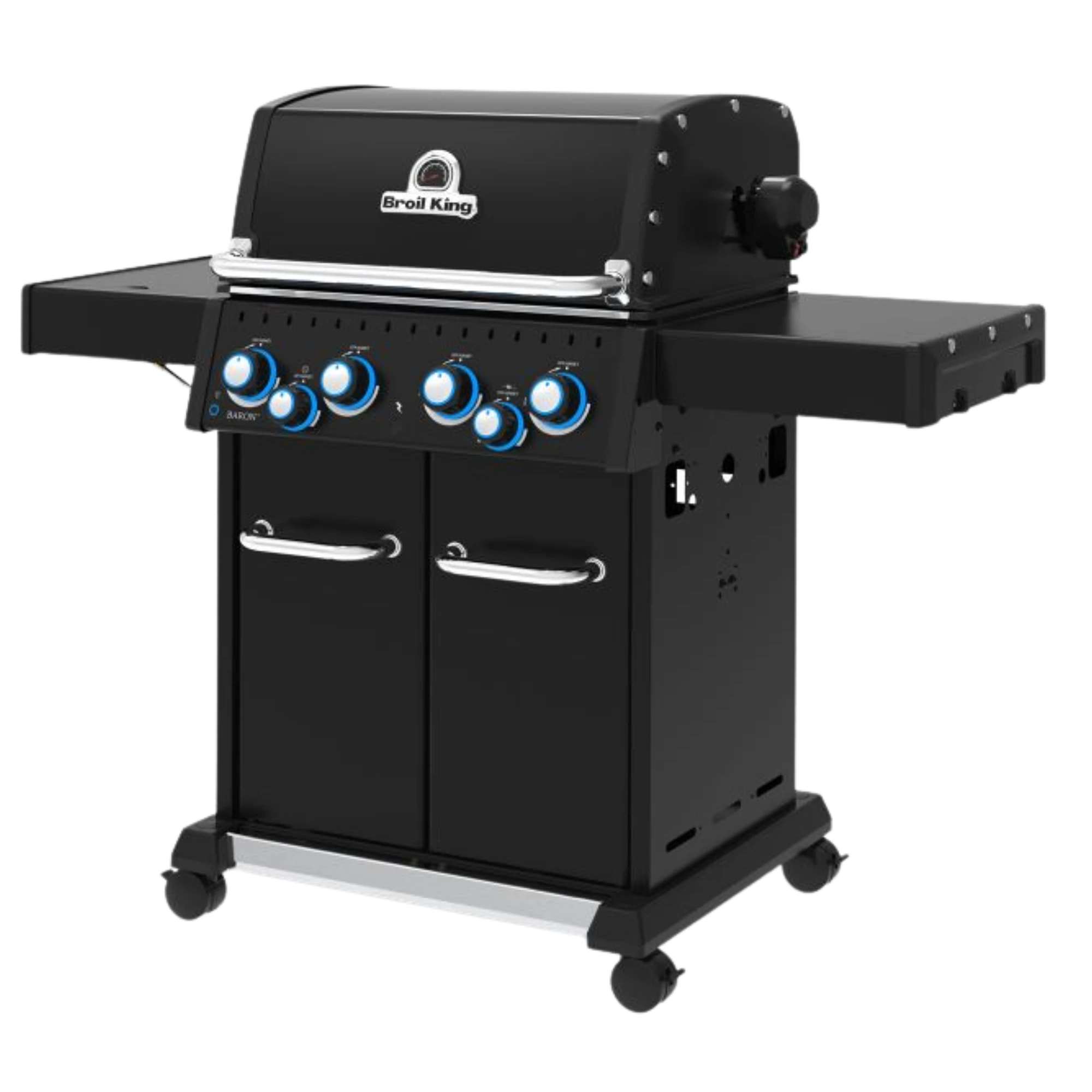 Broil King Baron 490 PRO 4-Burner Gas Grill w/ Rotisserie and Side Burner | Novaselectes