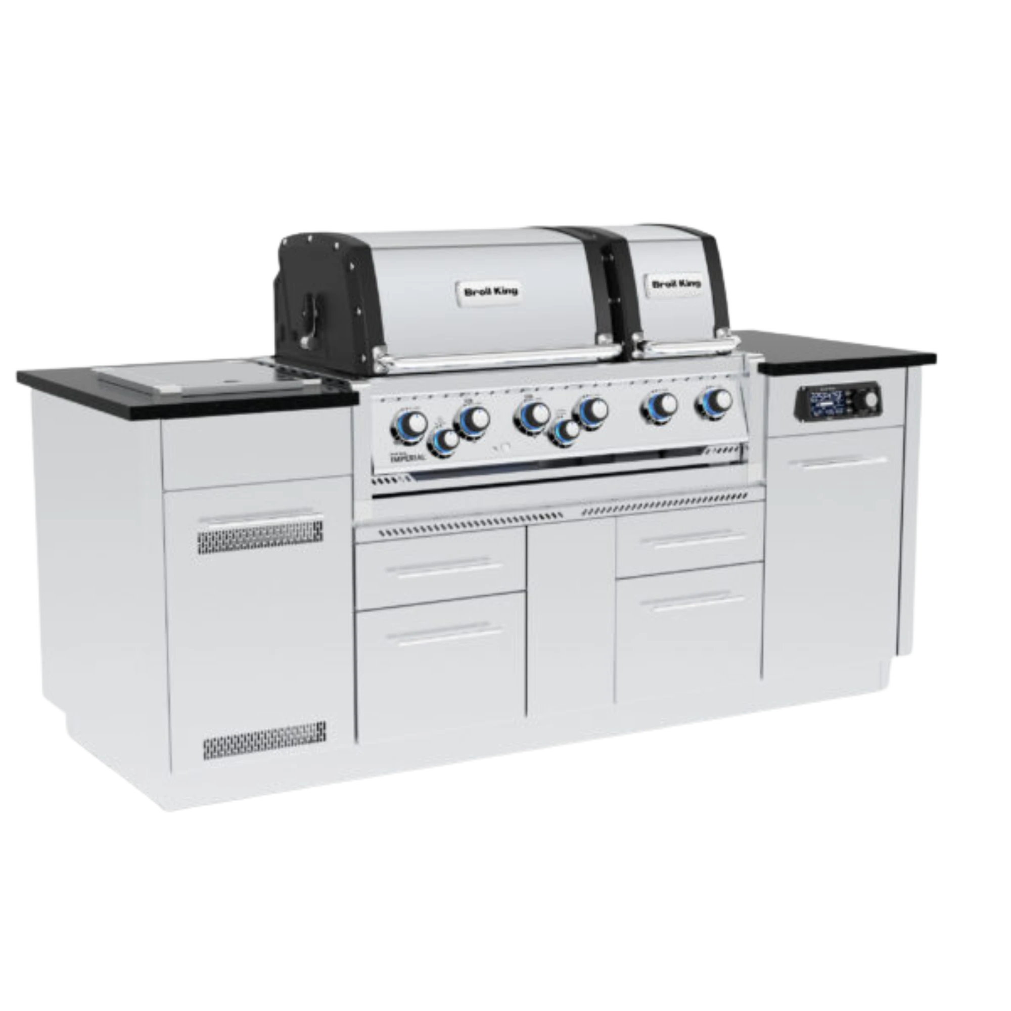 Broil King Outdoor Kitchen w/ Imperial QS 690i Gas Grill | Novaselectes