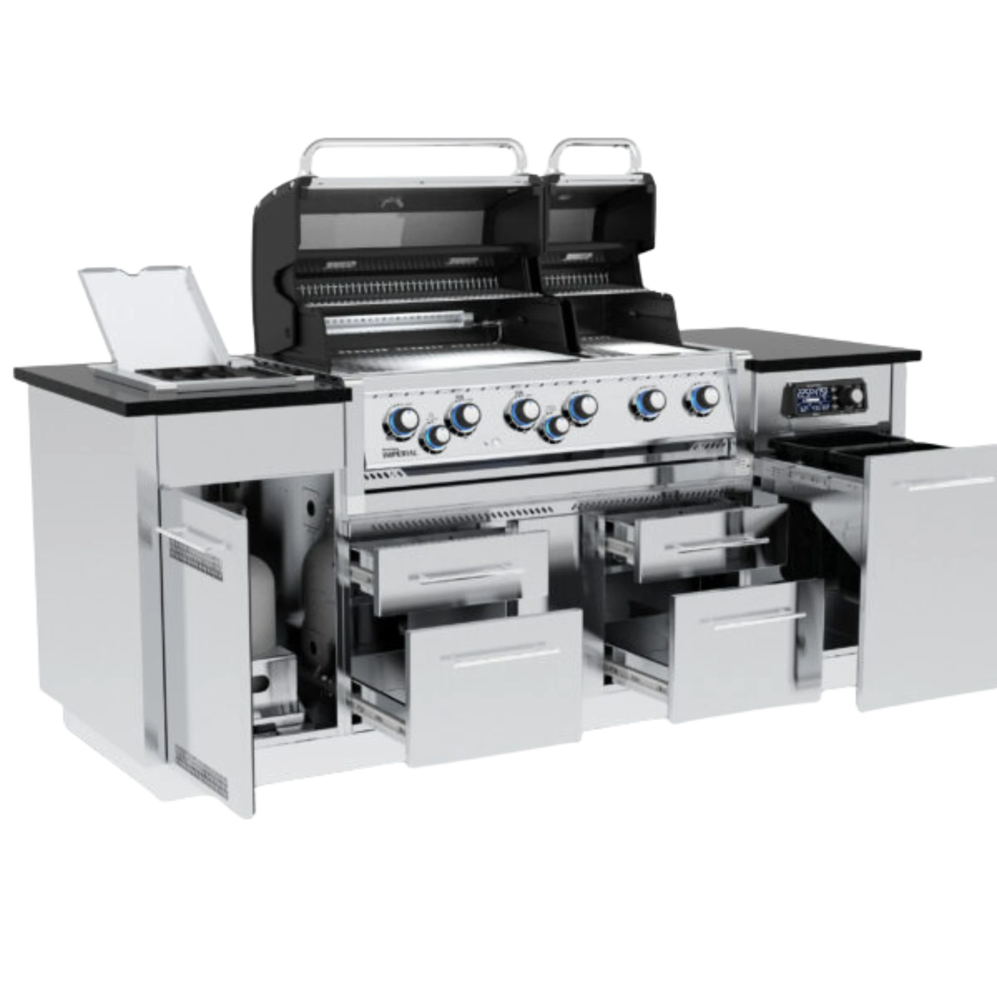 Broil King Outdoor Kitchen w/ Imperial QS 690i Gas Grill | Novaselectes