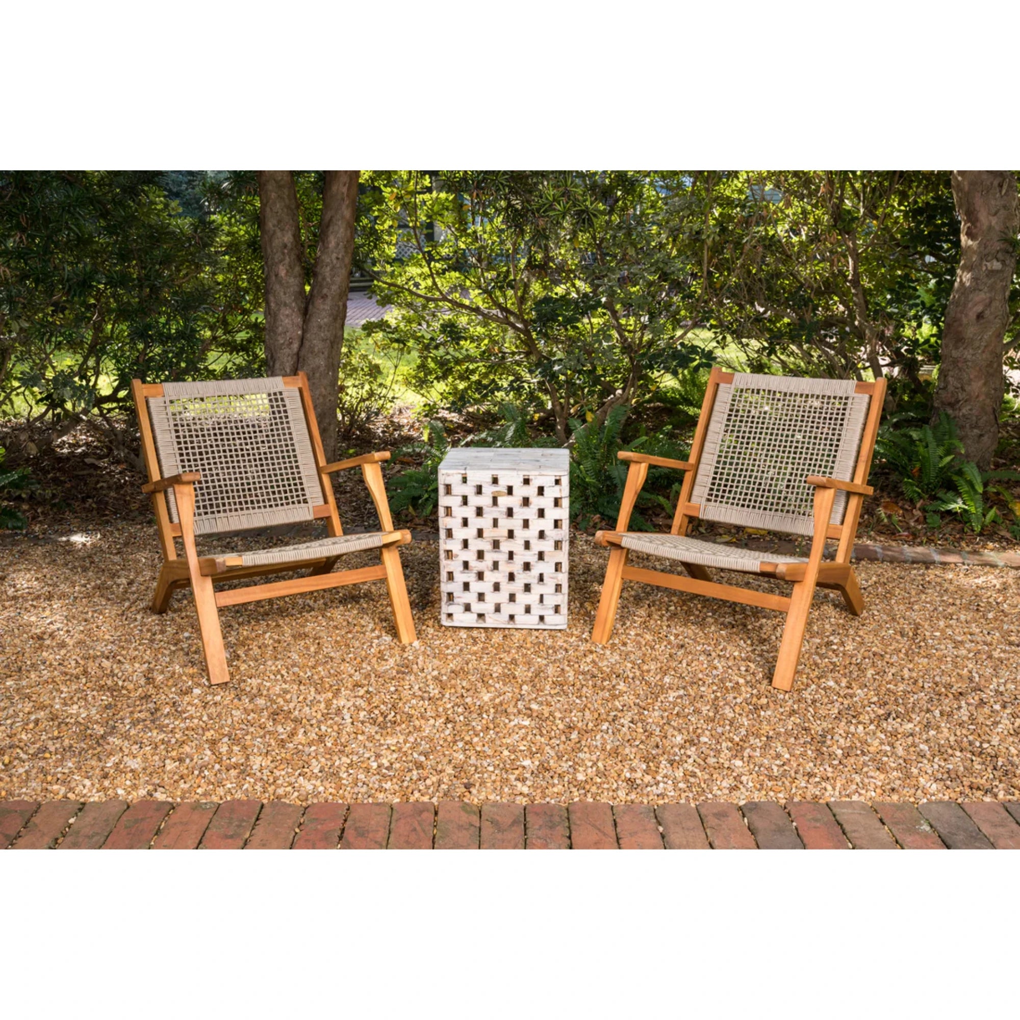 Well Traveled Living Vega Natural Stain Outdoor Chair | Novaselectes