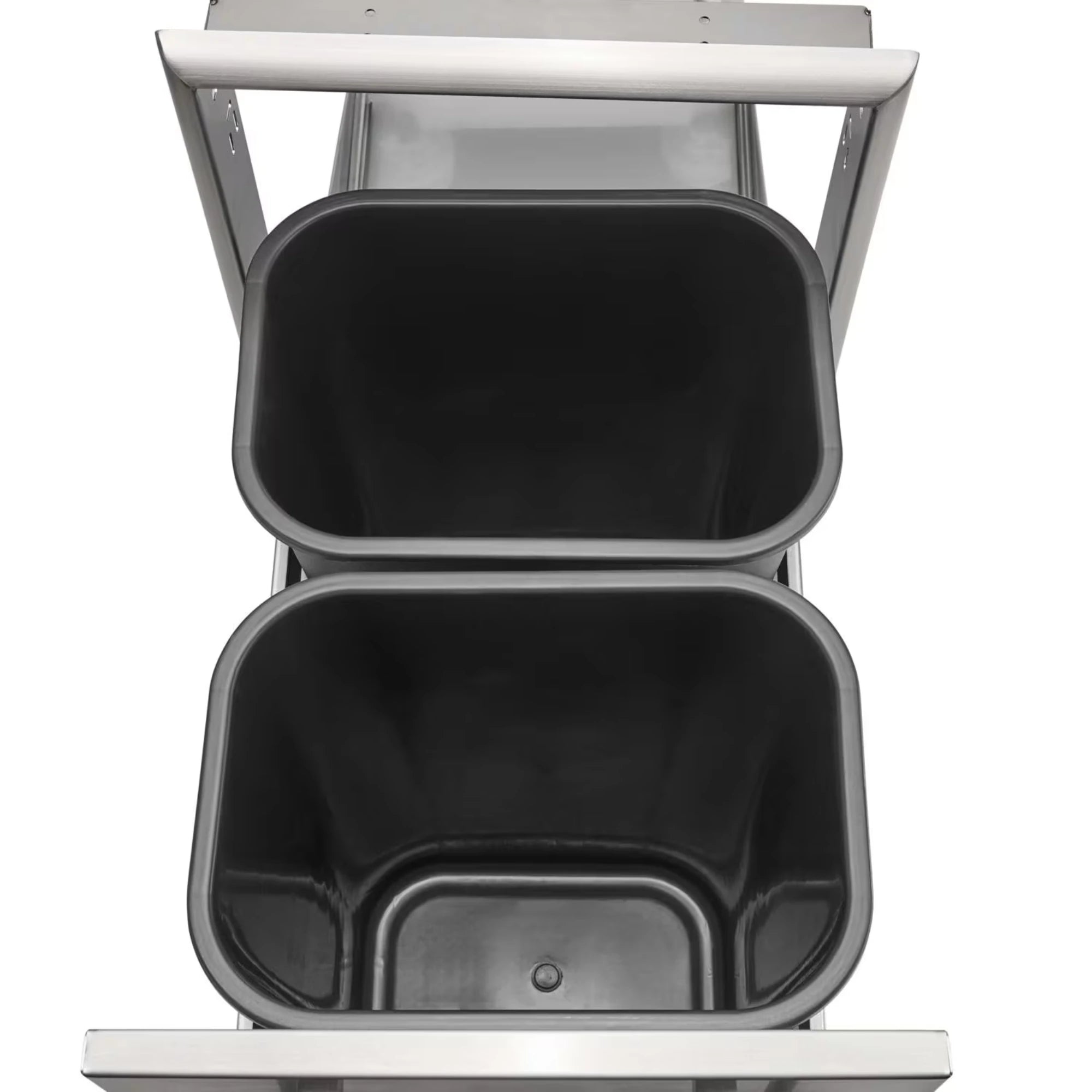 Coyote 18-Inch Front to Back Double Trash / Recycle Bin | Novaselectes