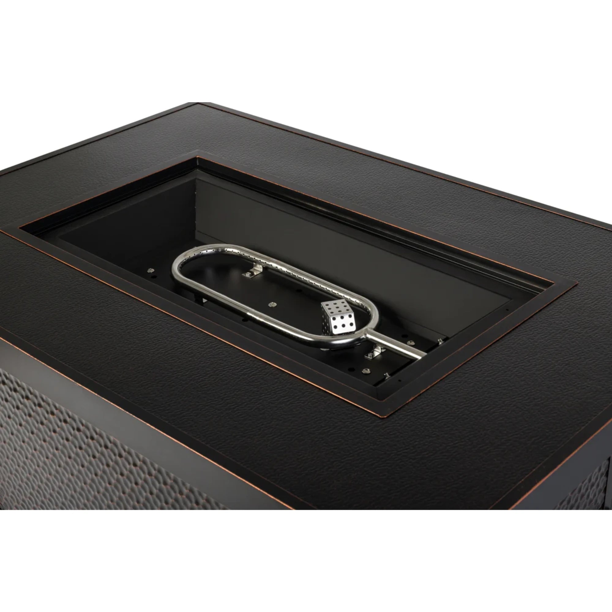 Well Traveled Living Weyland Rectangle Aluminum Propane Fire Pit | Novaselectes