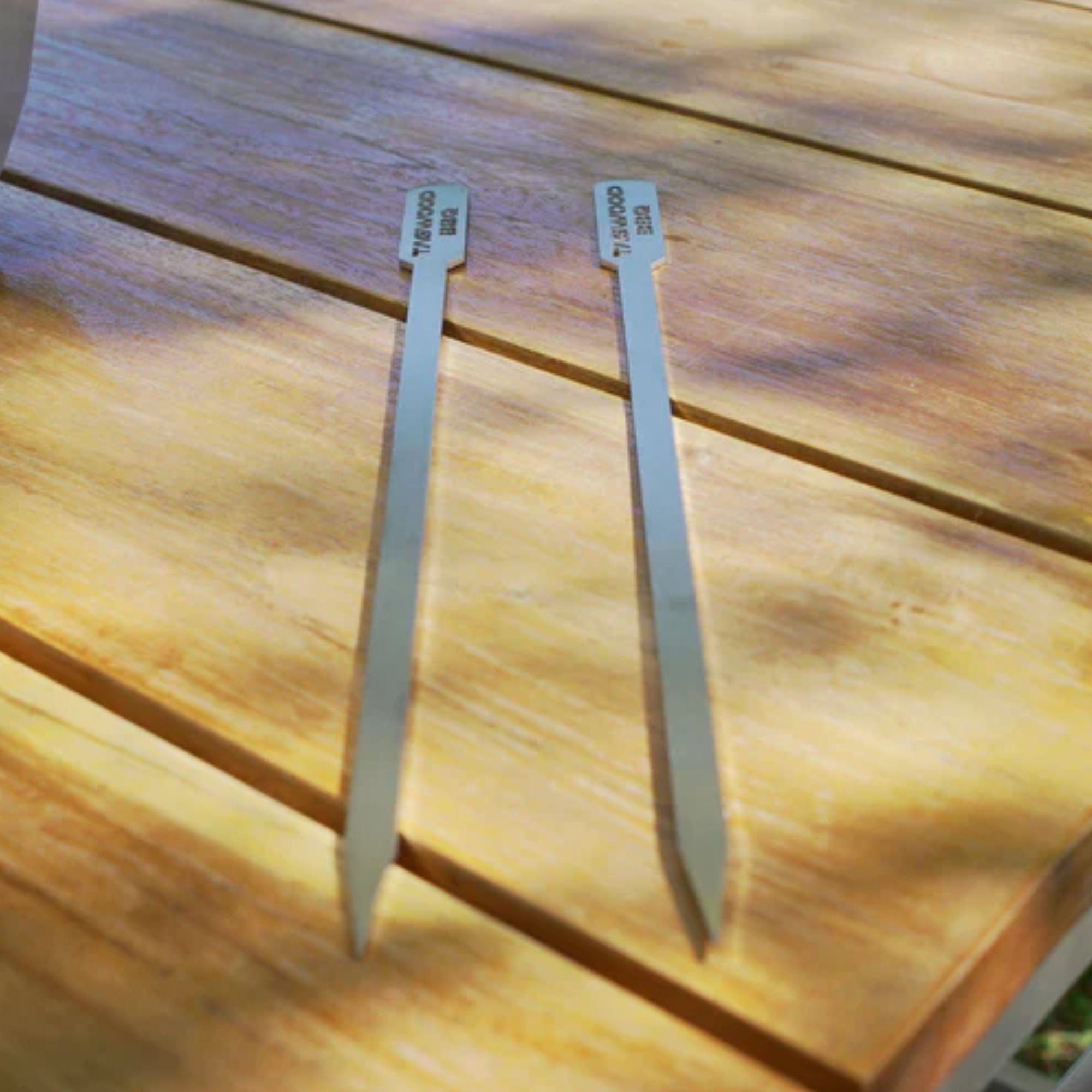 Tagwood BBQ89SS Set of 2 Stainless steel skewers | Novaselectes