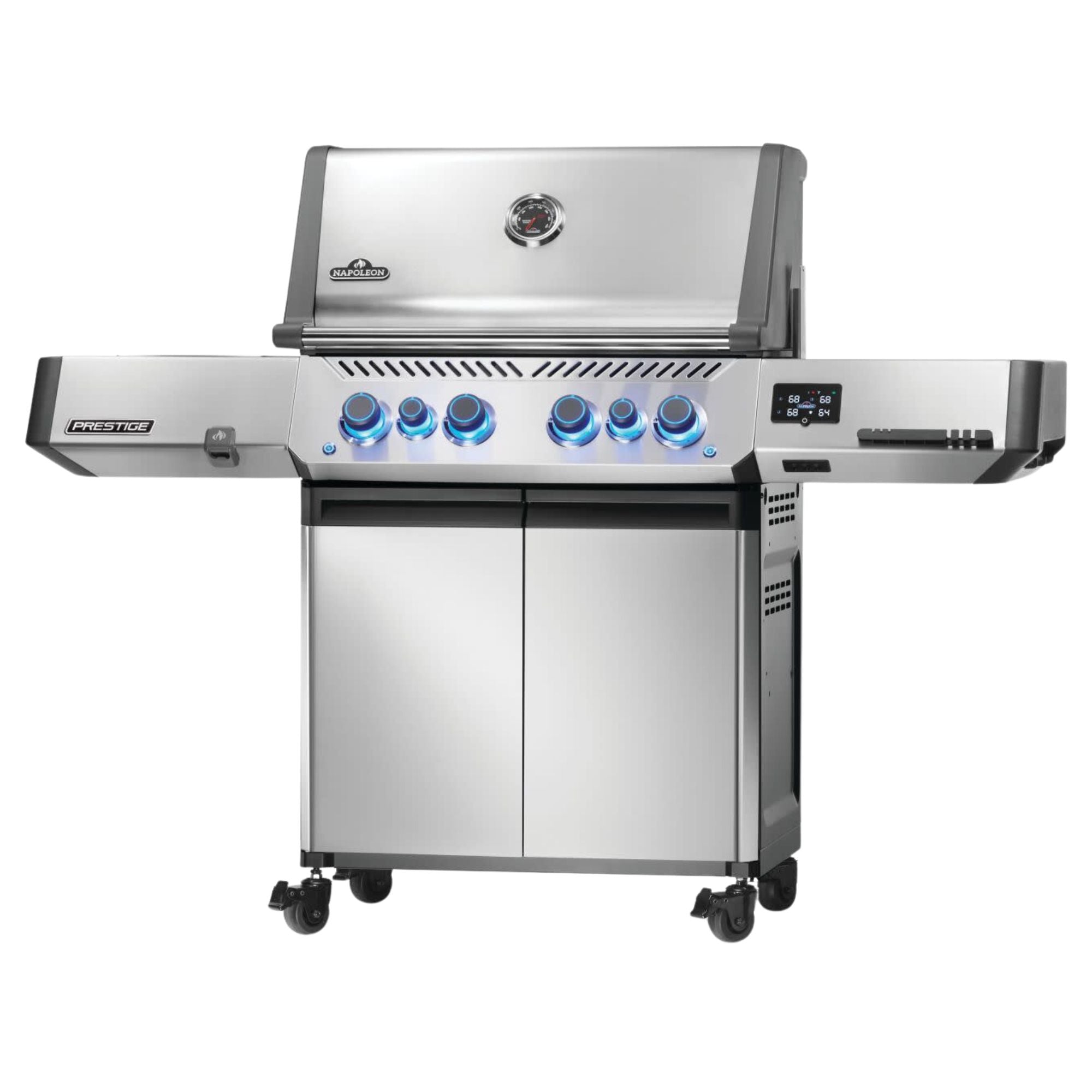 Napoleon New Prestige® 500 Connected RSIB Freestanding Gas Grill w/ Infrared Side and Rear Burner | Novaselectes