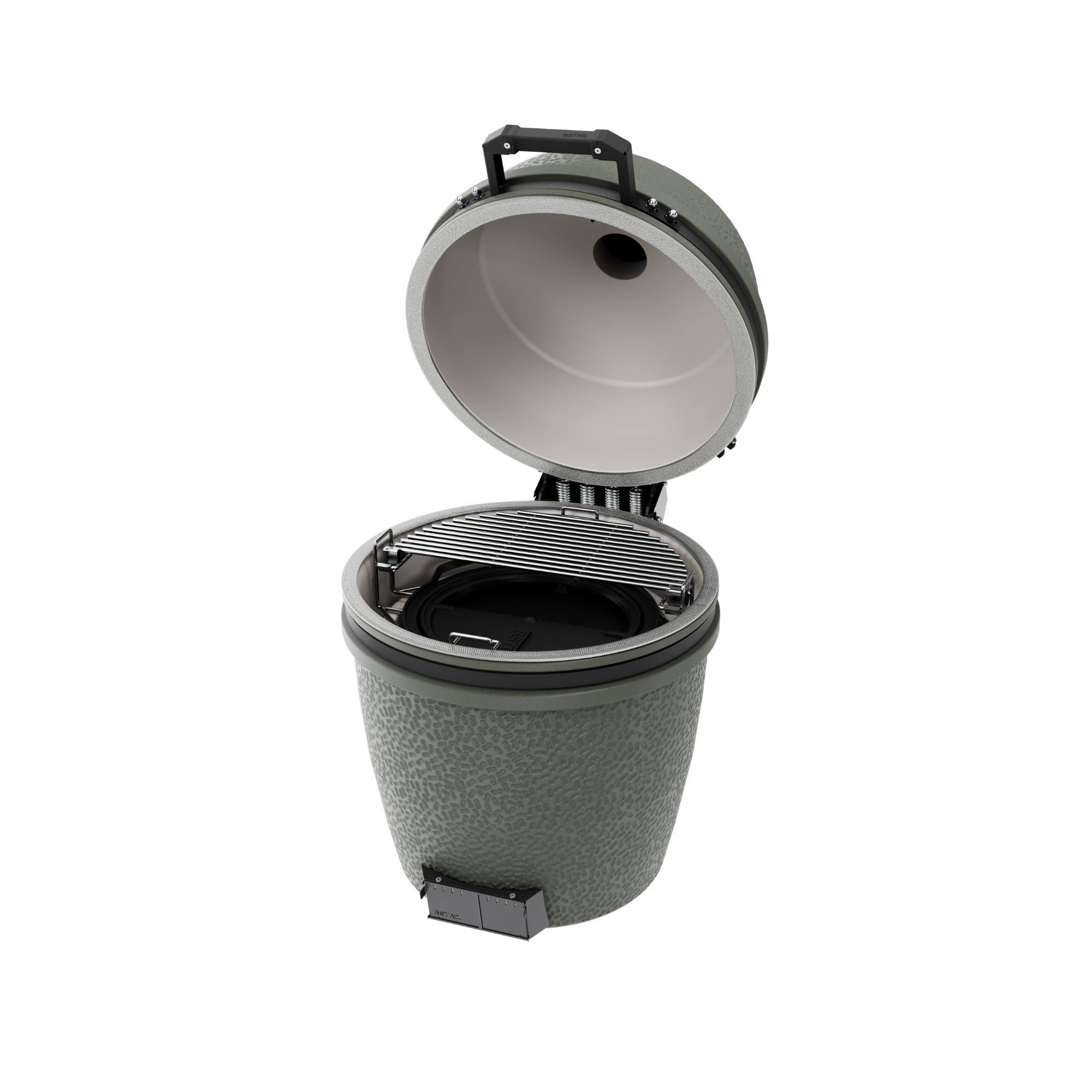 BSTRD Pro Large Solo Alpine Green Built-In Kamado Charcoal Grill | Novaselectes