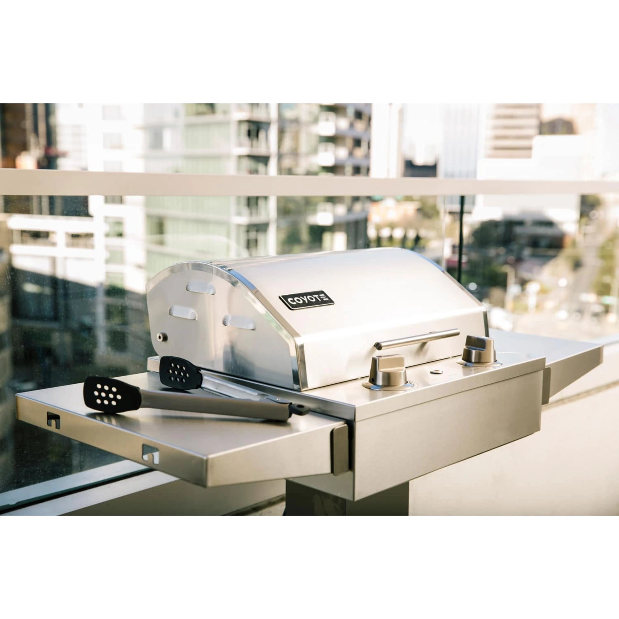 Coyote Stainless Steel Freestanding Electric Grill | Novaselectes