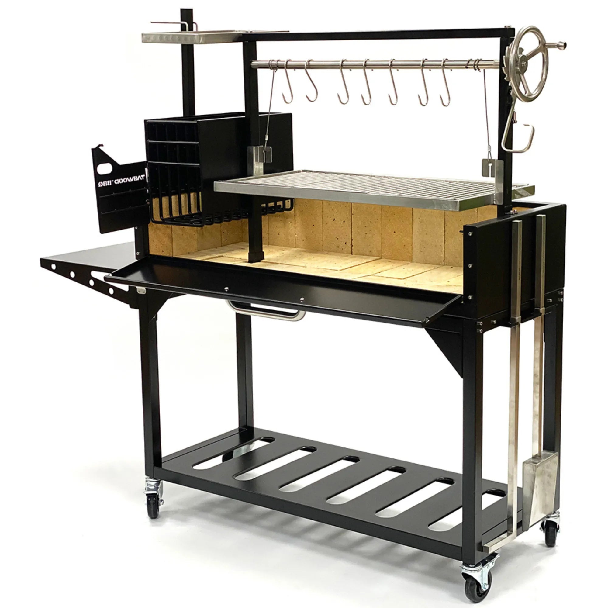 Tagwood BBQ03SI Freestanding Santa Maria Argentine Charcoal Grill | Novaselectes