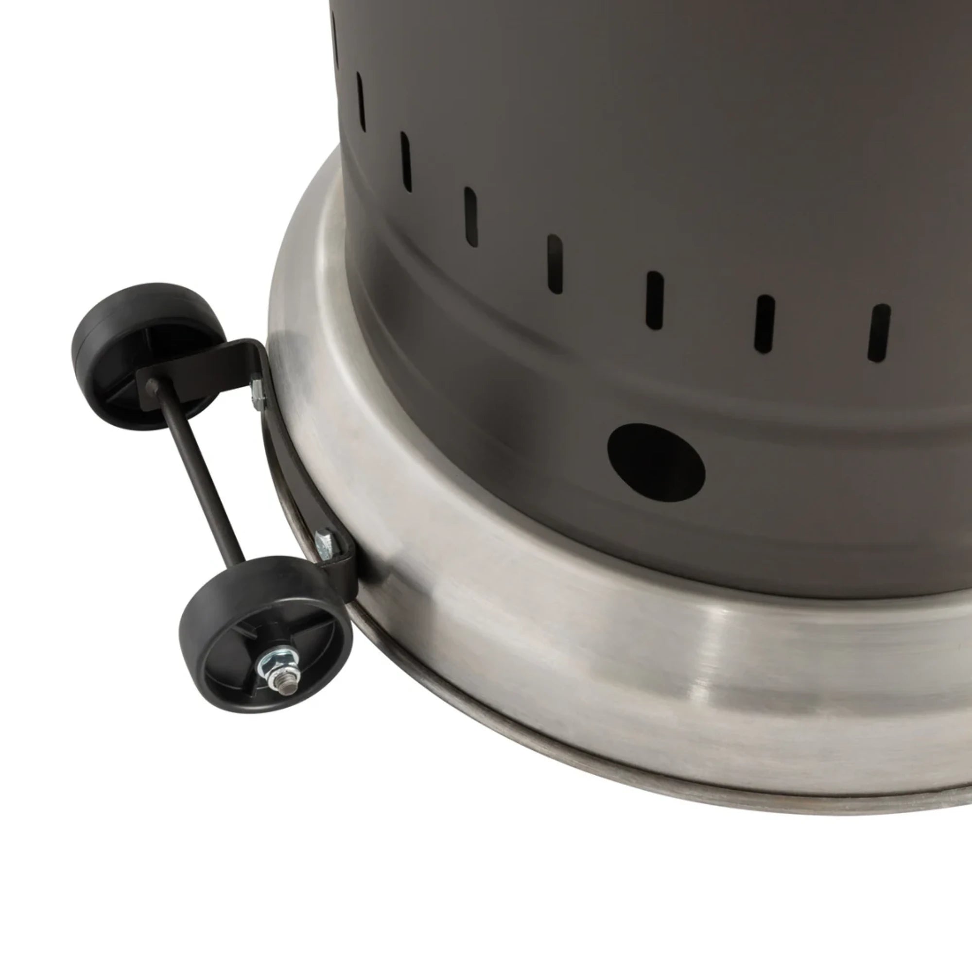 Well Traveled Living Ash & Stainless Steel Finish Propane Gas Patio Heater | Novaselectes