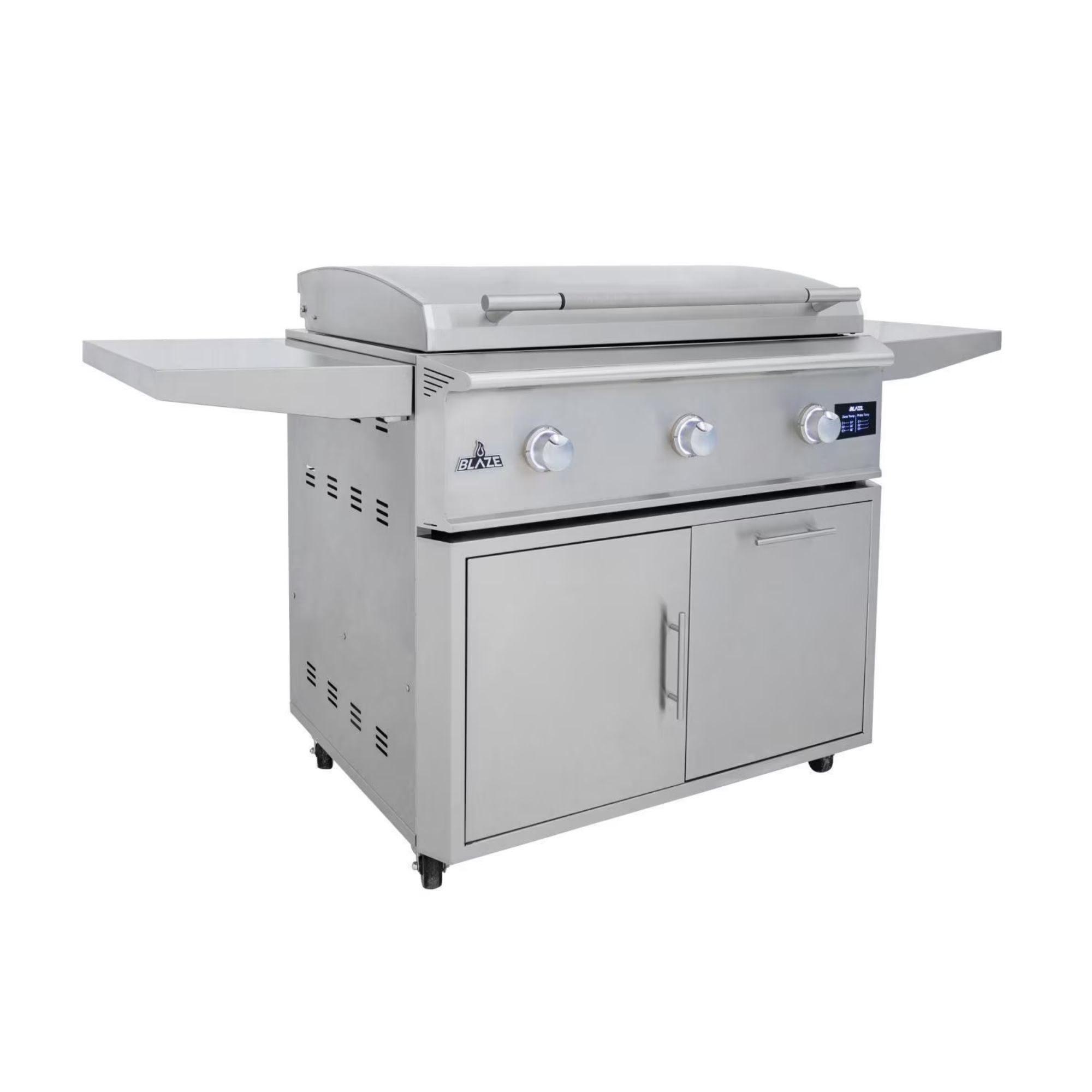 Blaze LTE PRO 40-Inch Freestanding Gas Griddle w/ Digital Temperature Screen & Lift-Assist Lid | Novaselectes