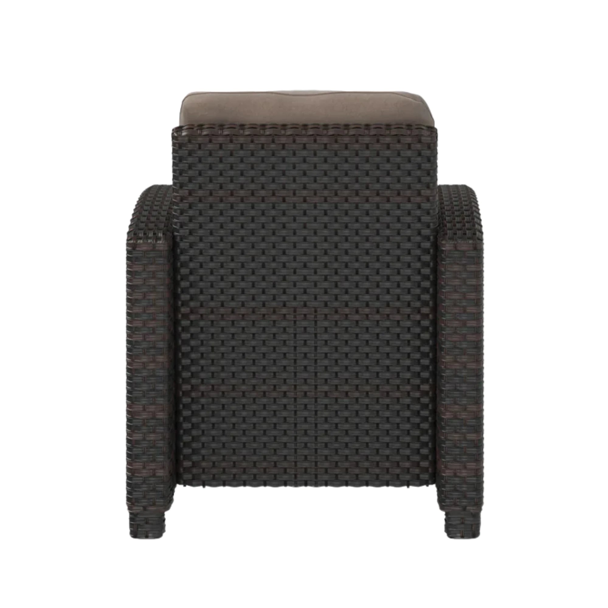 Well Traveled Living Miles Club Chair in Mocha Wicker | Novaselectes