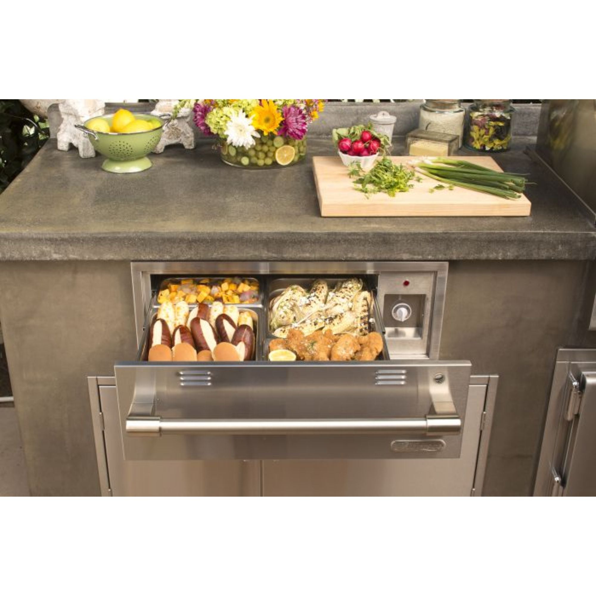 Alfresco 30-Inch Built-In Electric Warming Drawer | Novaselectes