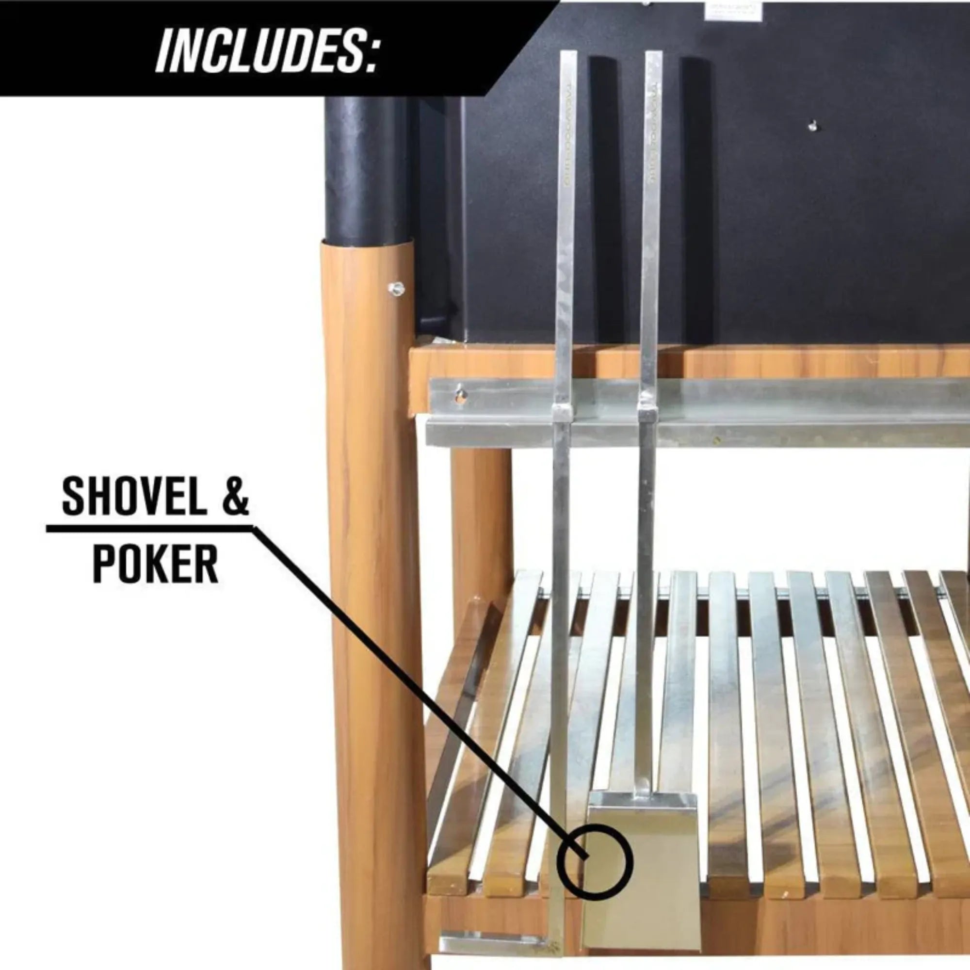 Tagwood BBQ02SI Premium Freestanding Santa Maria Argentine Grill - "The Beast" | Novaselectes