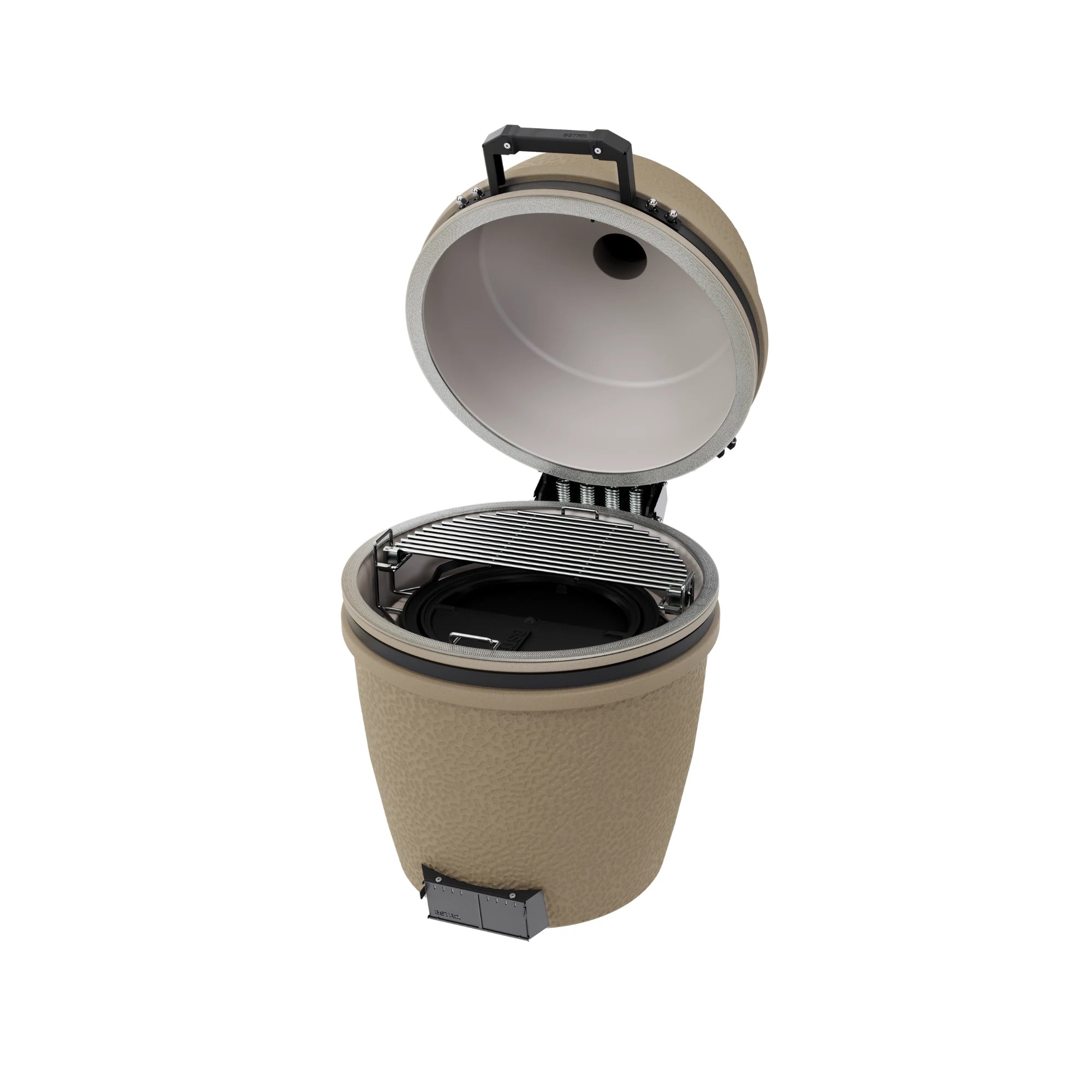 BSTRD Pro Large Solo Desert Sand Built-In Kamado Charcoal Grill | Novaselectes