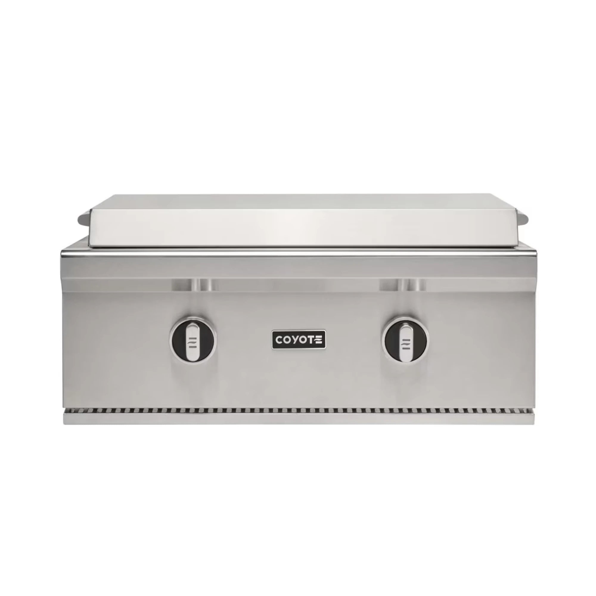 Coyote 30-Inches Built-In Flat Top Griddle w/ Safety Valve | Novaselectes