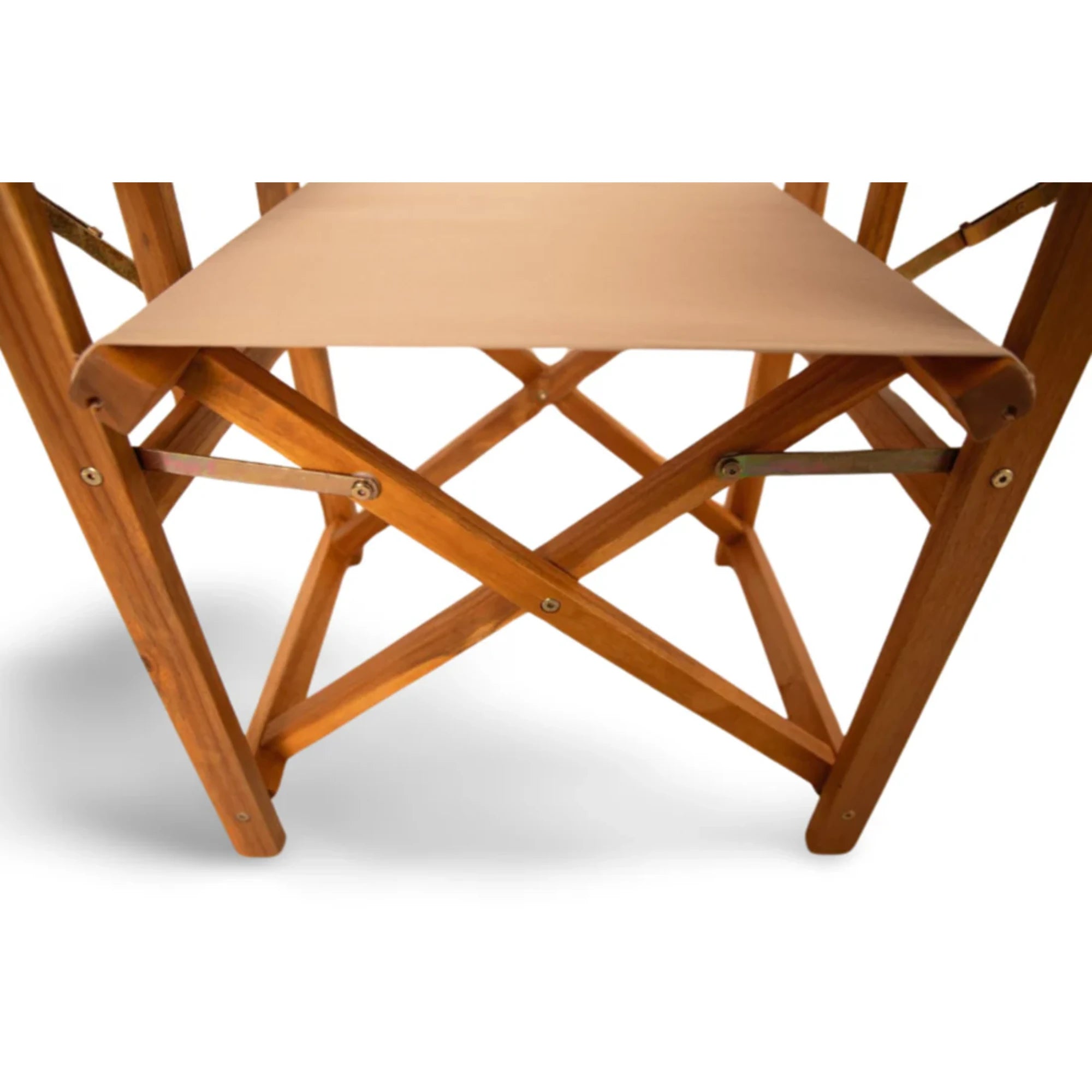 Well Traveled Living Walker Outdoor Folding Directors Chair w/ Side Tables | Novaselectes
