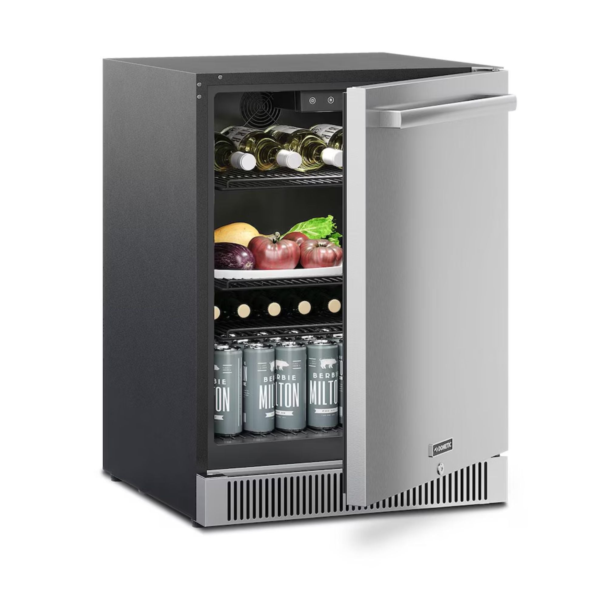 Dometic DE24F 24" D-Series Refrigerator, Lock, Reversible Hinge | Novaselectes