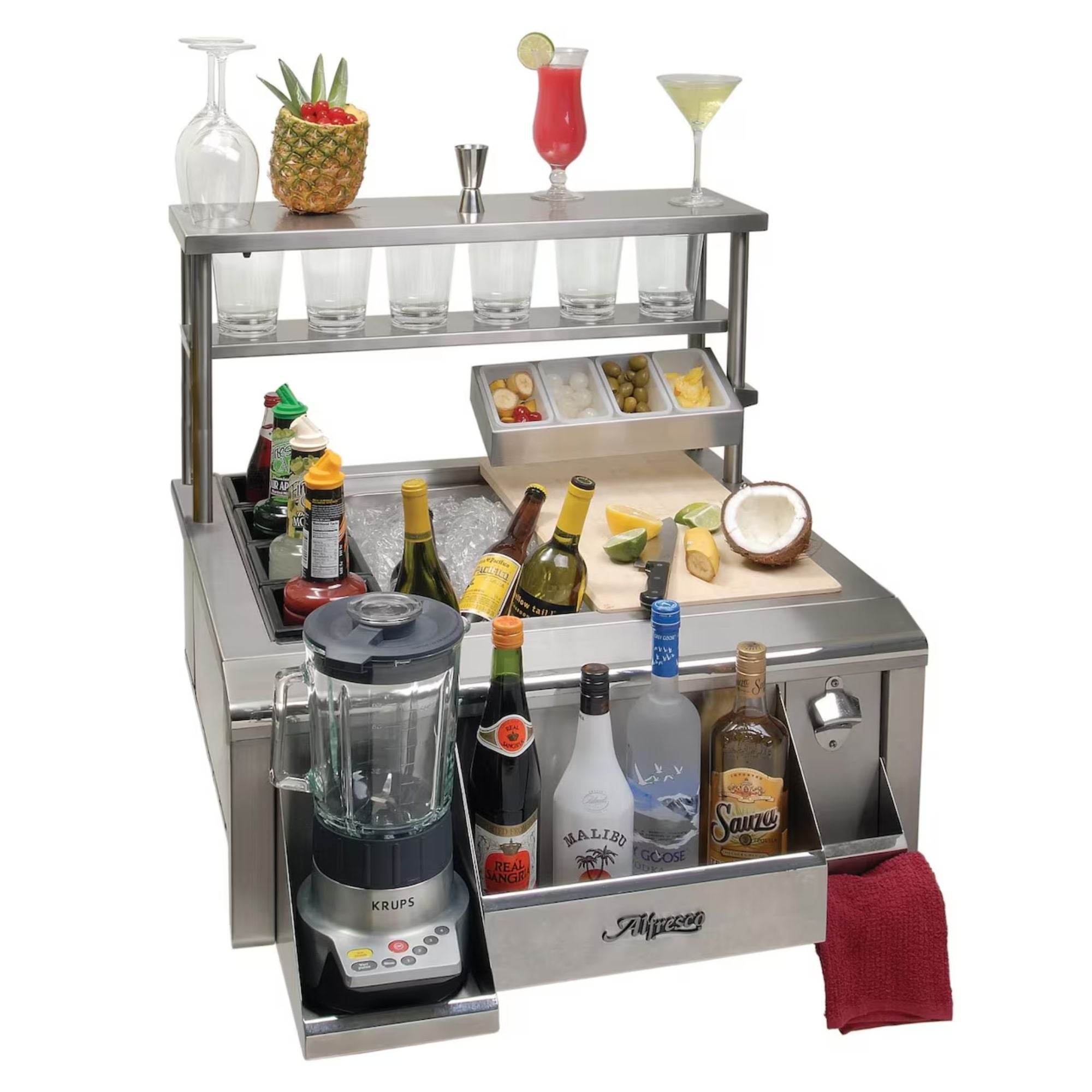 Alfresco Condiment Tray For 30-Inch Main Sink System | Novaselectes