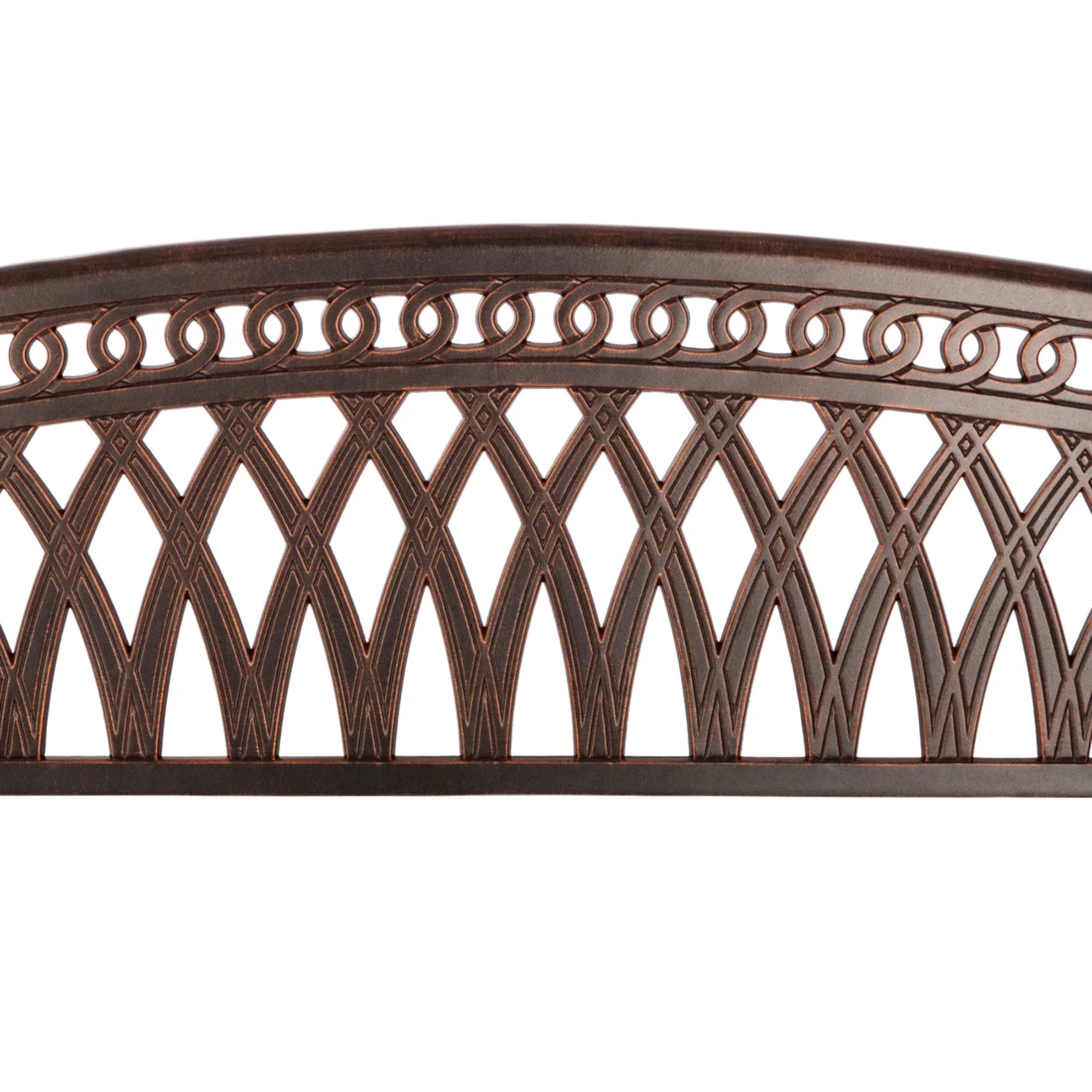Well Traveled Living Simone Cast Aluminum Bench | Novaselectes