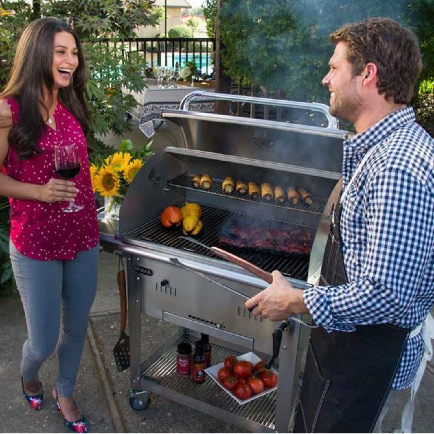 Bull 88000 Bison Premium Freestanding Charcoal Grill | Buy at Novaselectes