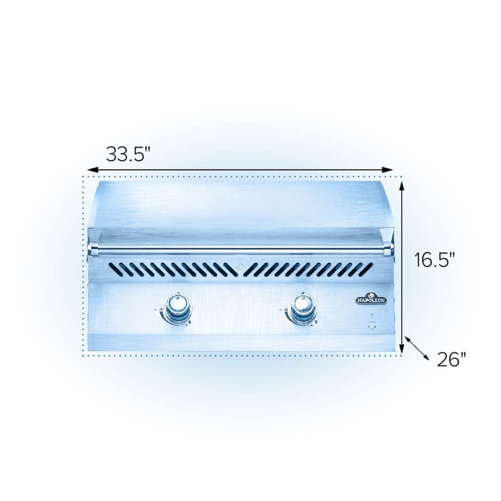 Napoleon 700 Series 32 Stainless Steel Built-In Gas Griddle | Novaselectes
