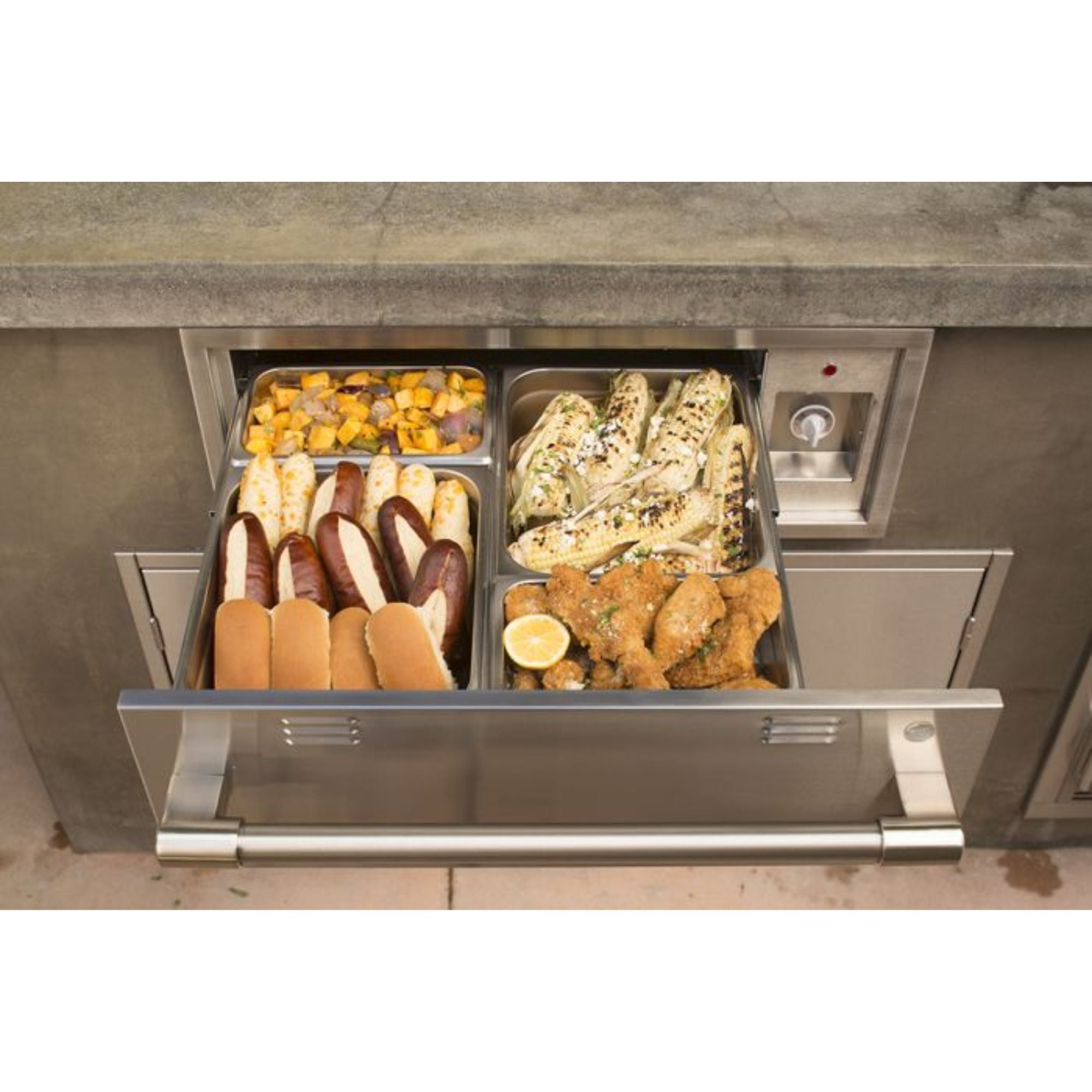 Alfresco 30-Inch Built-In Electric Warming Drawer | Novaselectes
