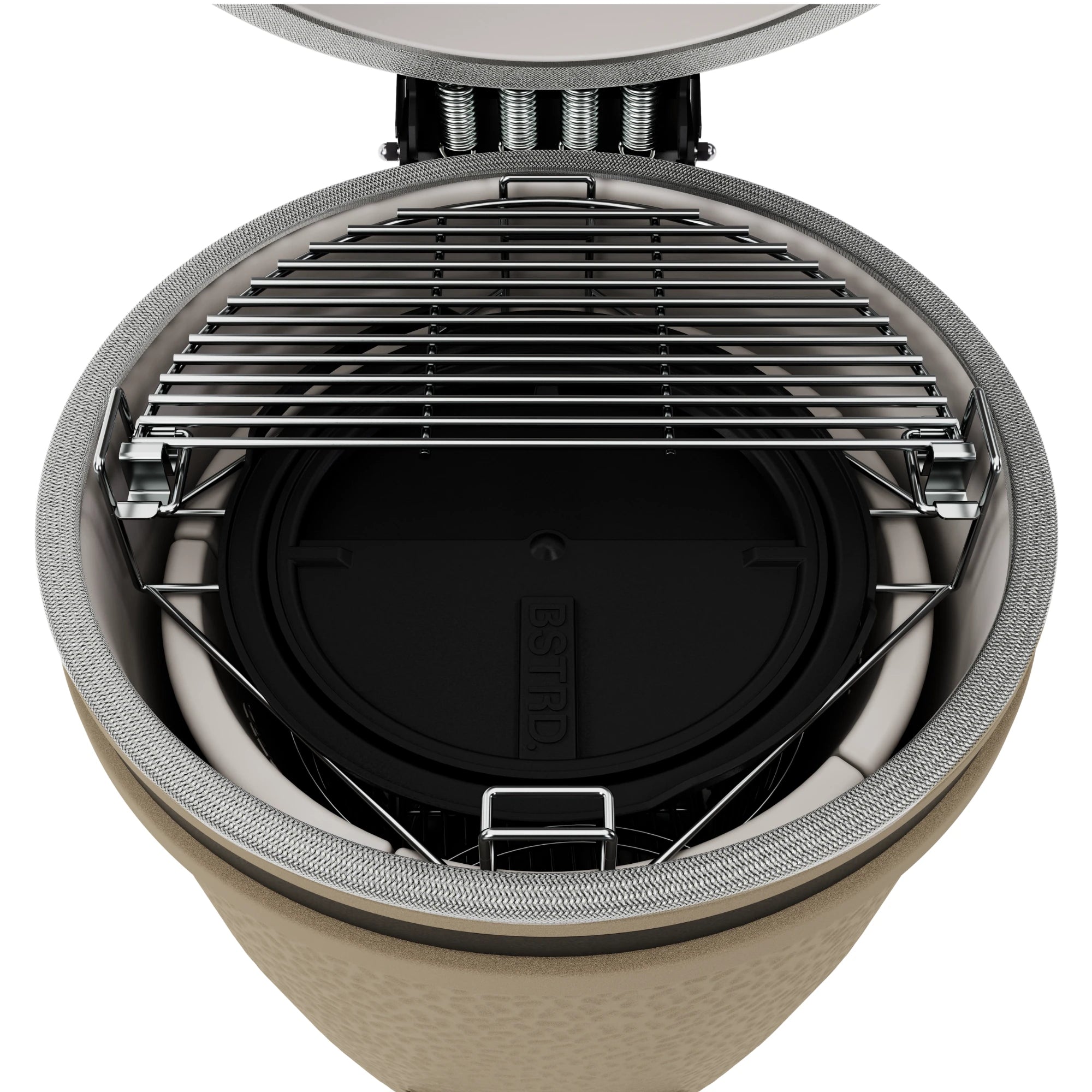 BSTRD Pro Large Solo Desert Sand Built-In Kamado Charcoal Grill | Novaselectes