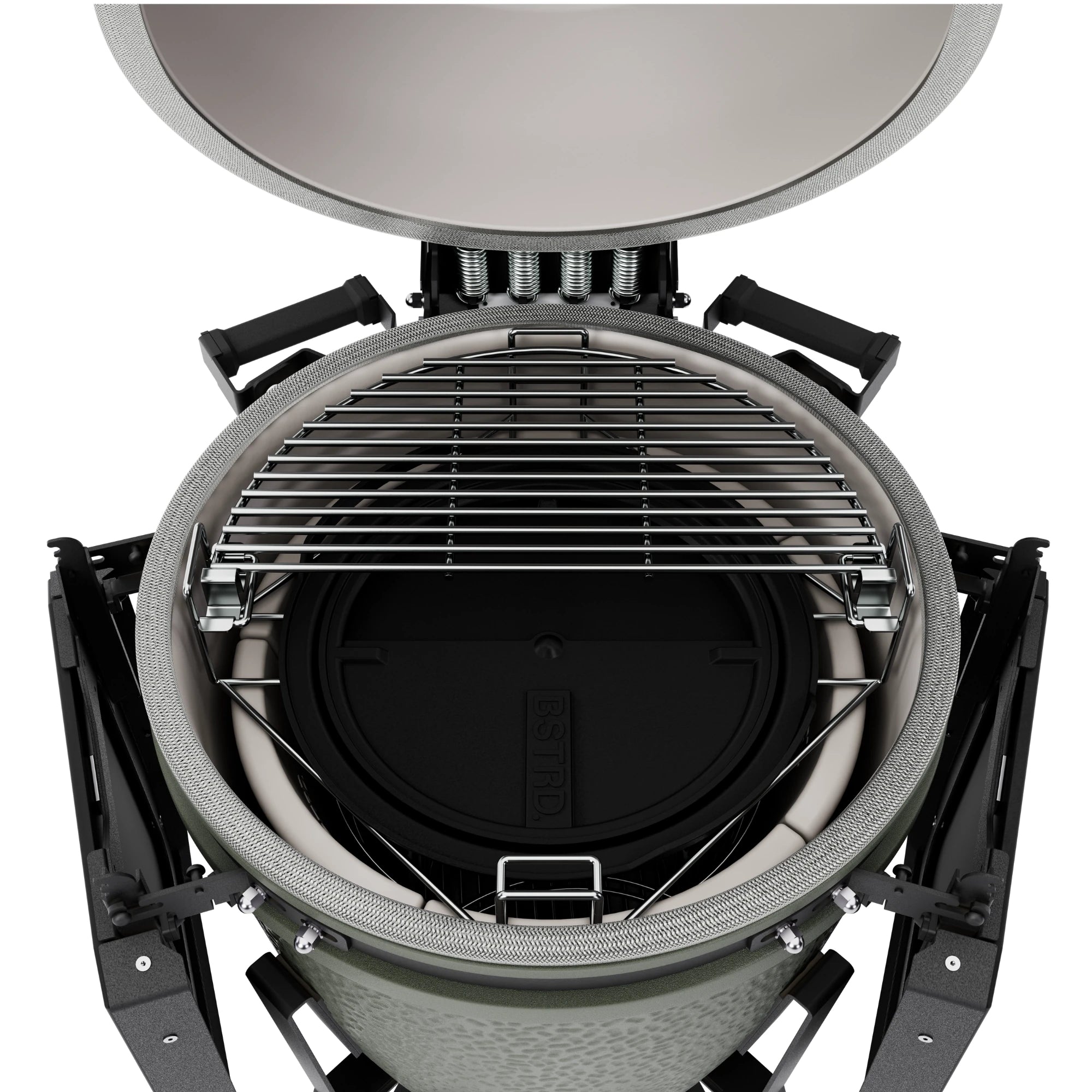 BSTRD Pro Large Complete Alpine Green Freestanding Kamado Charcoal Grill | Novaselectes