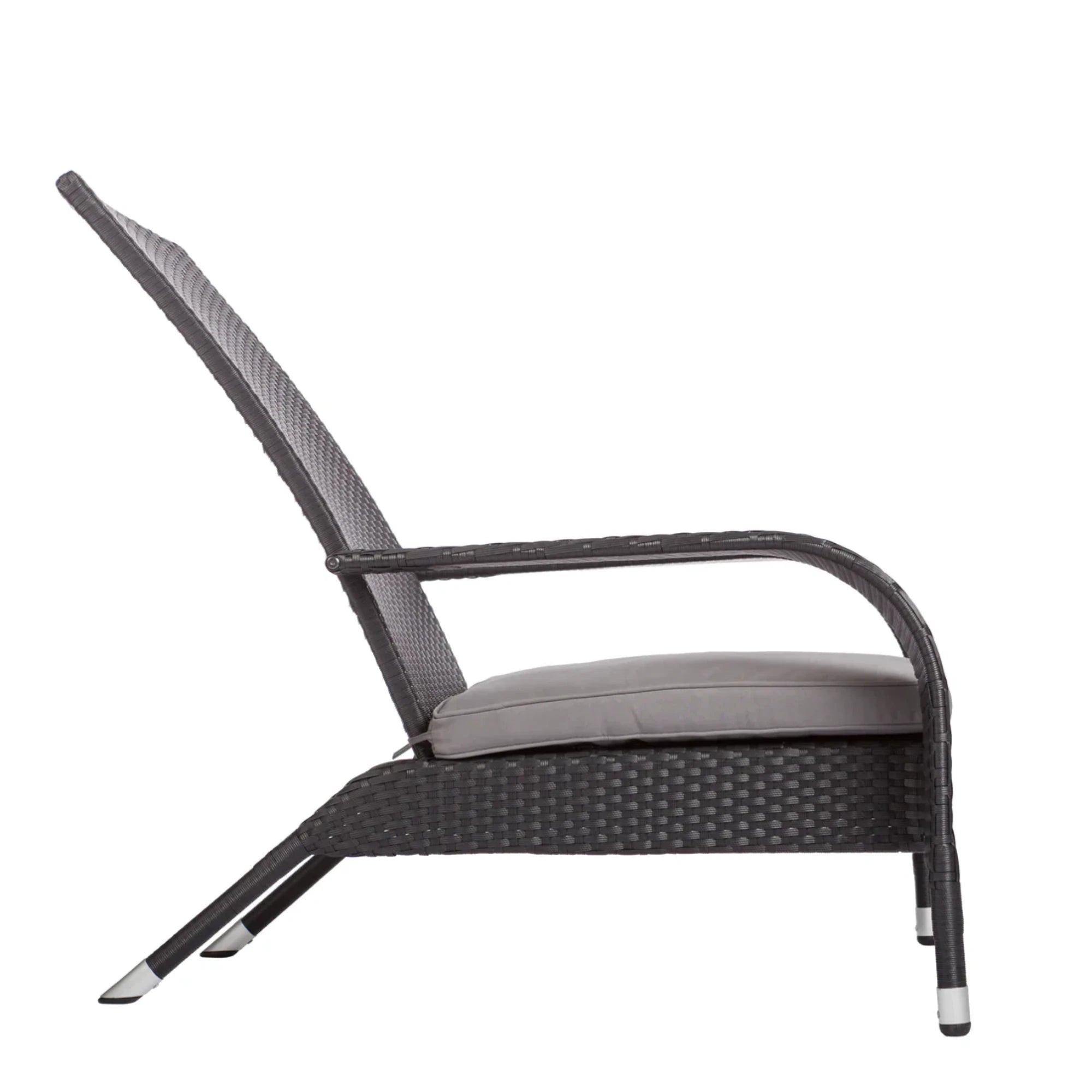 Well Traveled Living Black Coconino Wicker Chair | Novaselectes