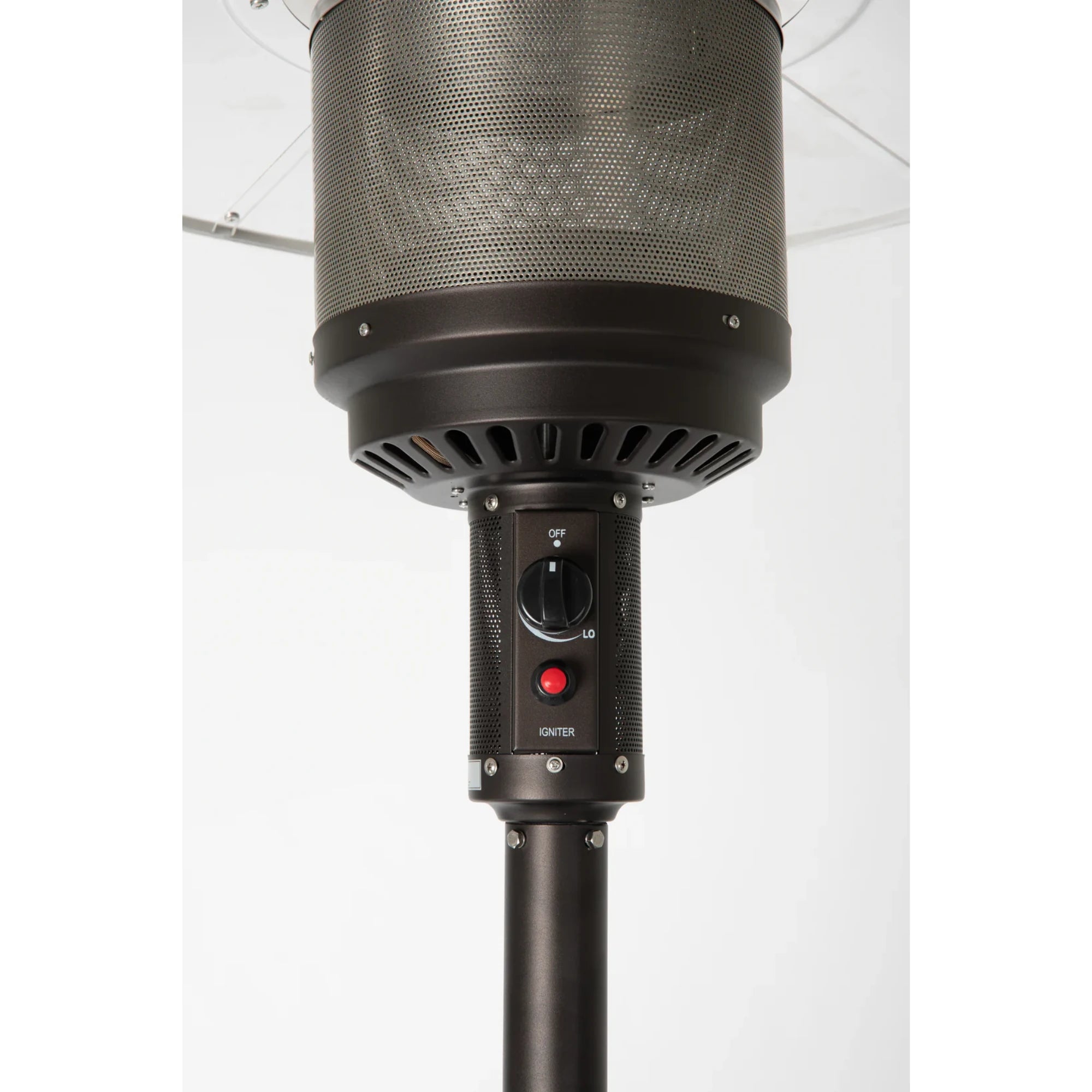Well Traveled Living Mocha Finish Patio Heater w/ Table | Novaselectes