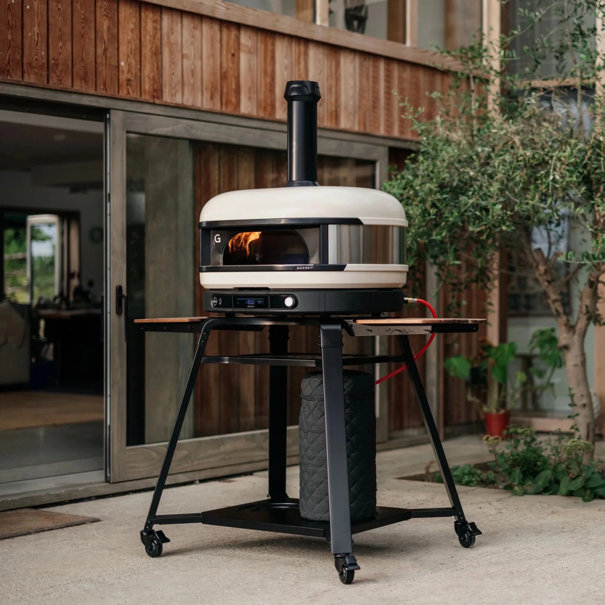 Gozney Dome XL Gen 2 Bone Dual Fuel Built-In Outdoor Pizza Oven | Novaselectes