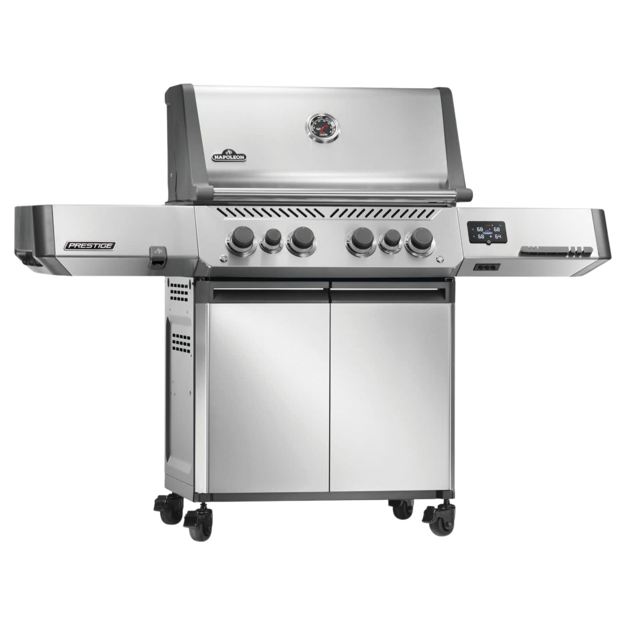 Napoleon New Prestige® 500 Connected RSIB Freestanding Gas Grill w/ Infrared Side and Rear Burner | Novaselectes