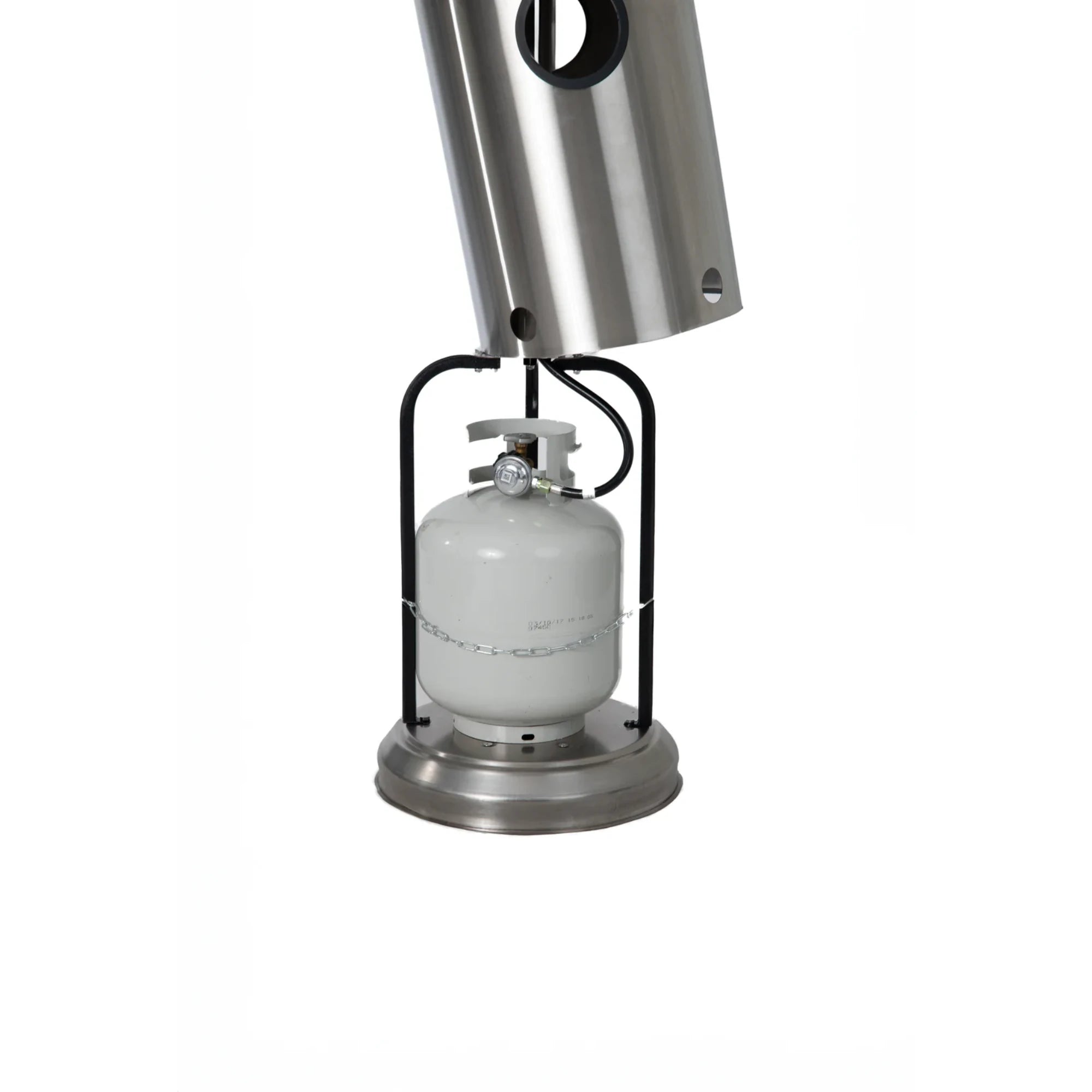 Well Traveled Living Stainless Steel Patio Heater w/ Table | Novaselectes