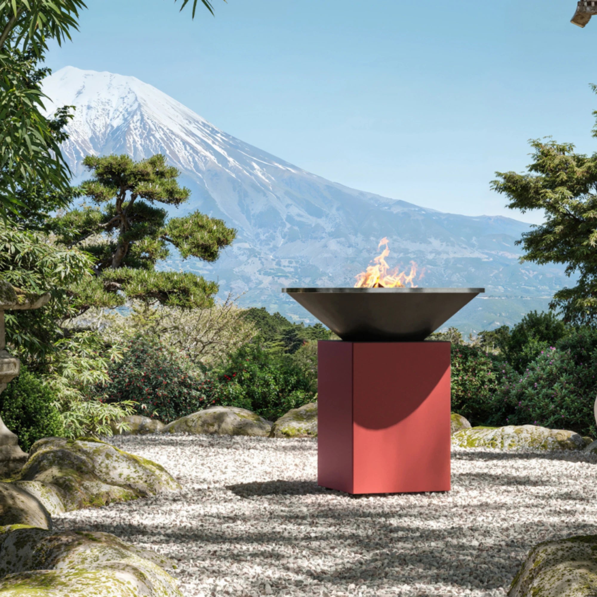 OFYR OC1OR100 Oxide Red 100 Open Fire Grill | Novaselectes