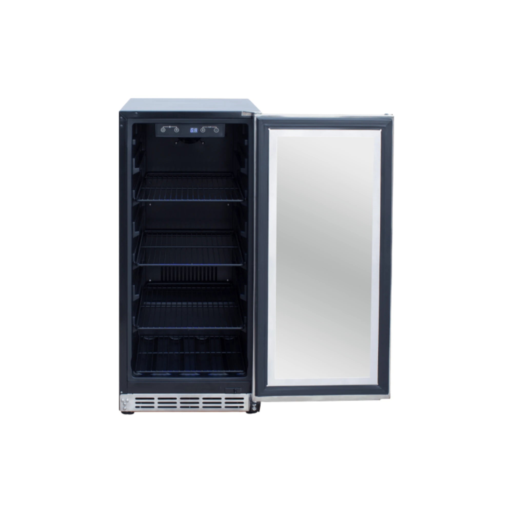 Summerset 15-Inch 3.2 Cu Outdoor Rated Refrigerator w/ Glass Door | Novaselectes
