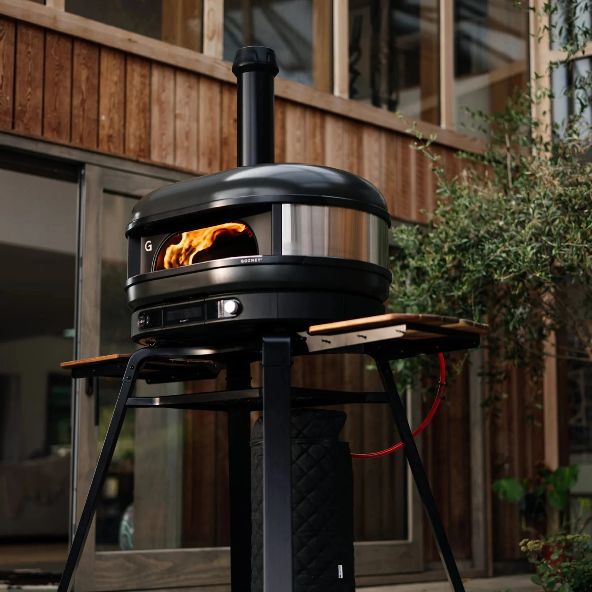 Gozney Dome Gen 2 Off-Black Dual Fuel Built-In Outdoor Pizza Oven | Novaselectes