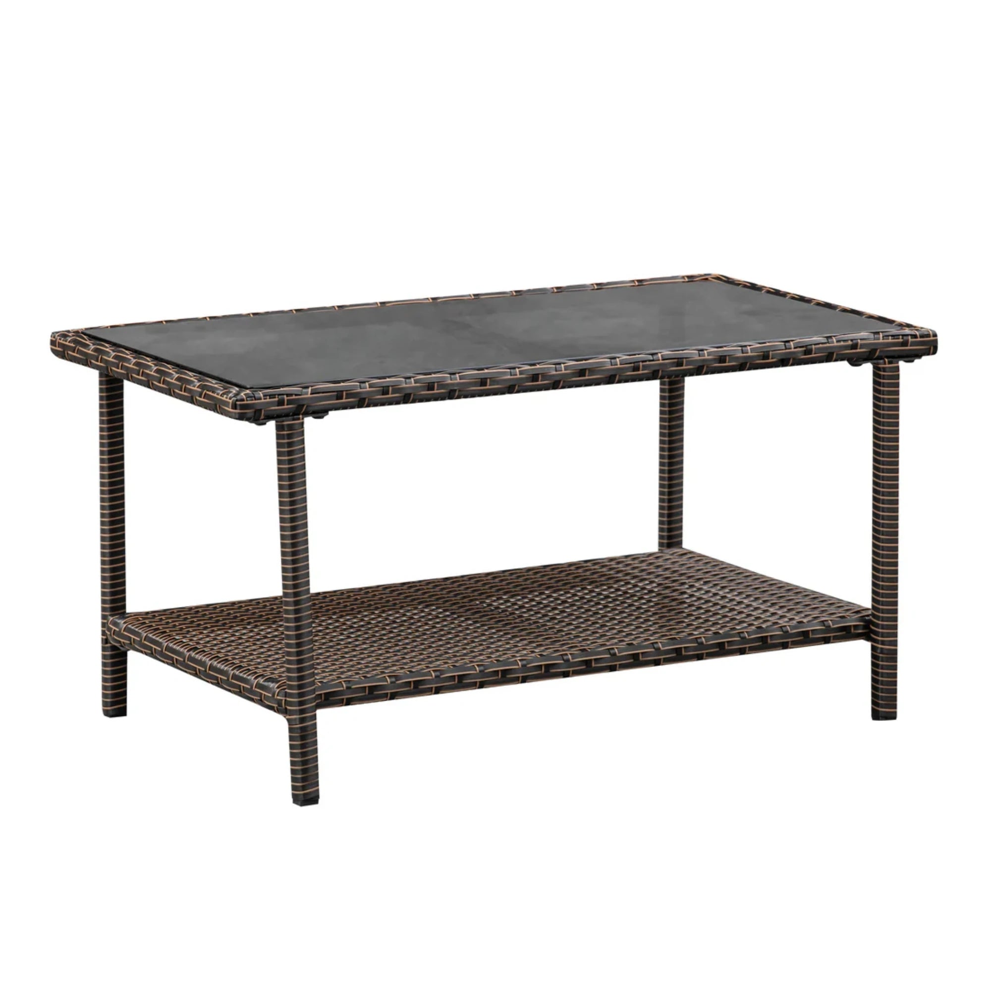 Well Traveled Living Ashville Wicker Patio Set | Novaselectes