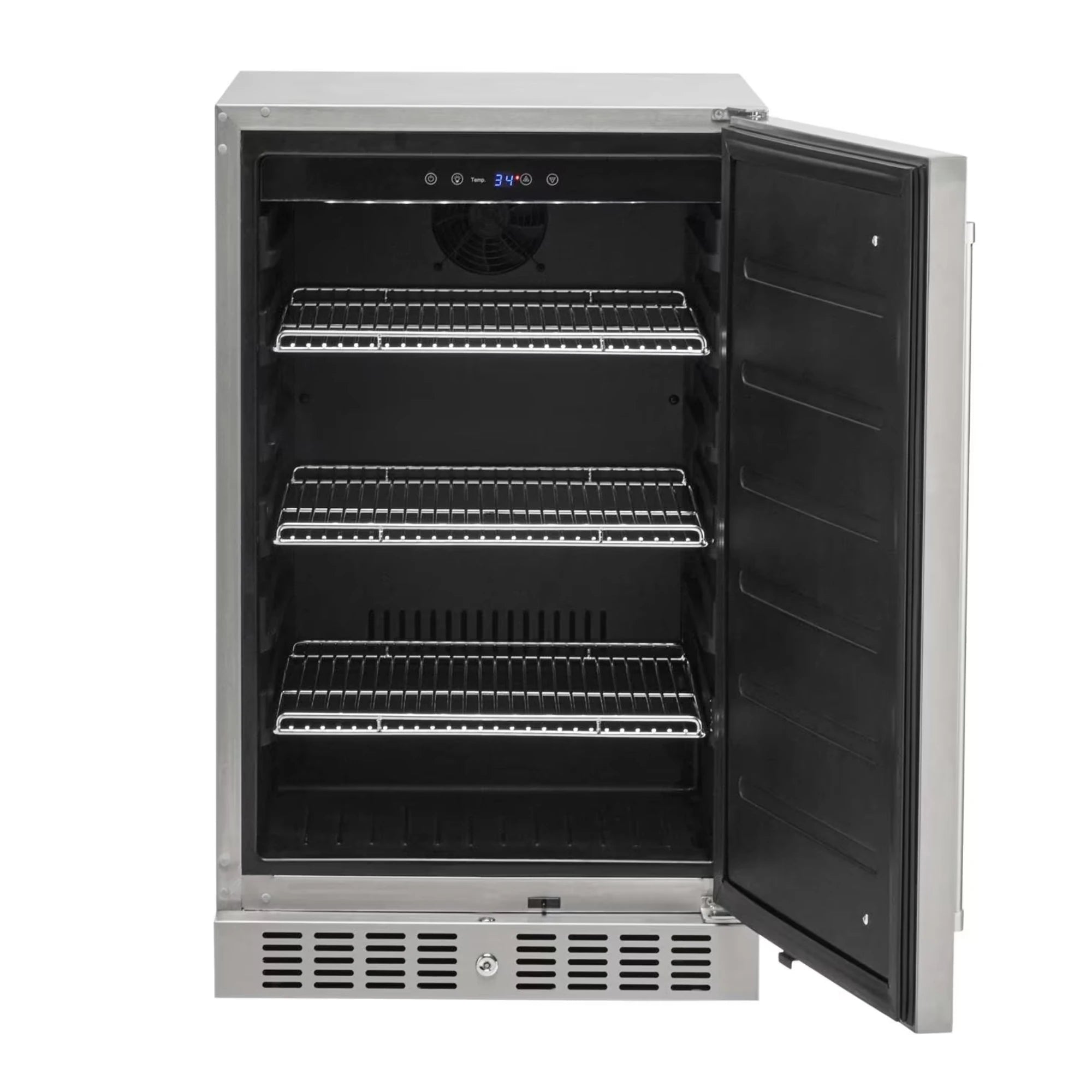 Coyote 21-Inch 4.1 Cu. Ft. Right Hinge Built-In Refrigerator | Novaselectes