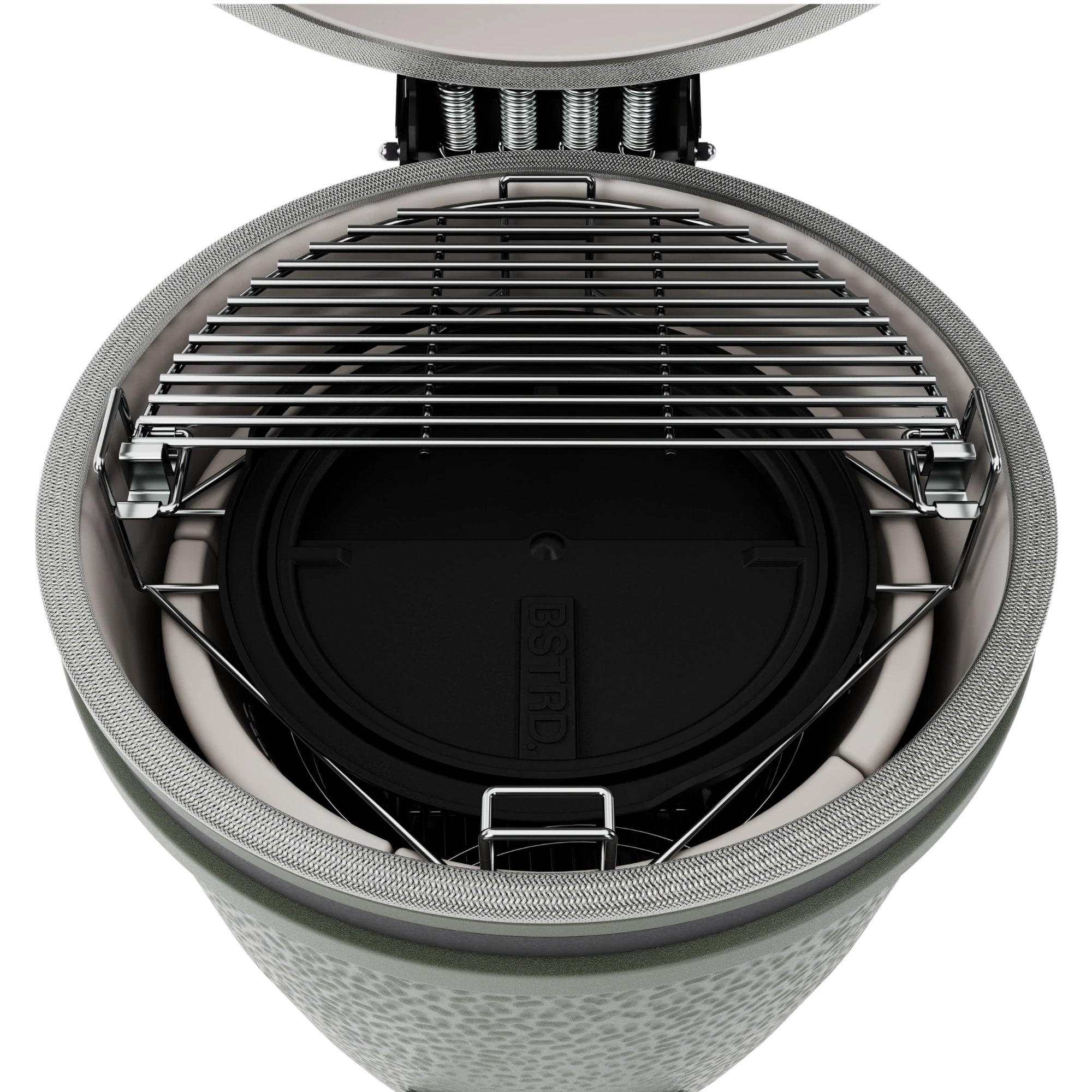 BSTRD Pro Large Solo Alpine Green Built-In Kamado Charcoal Grill | Novaselectes