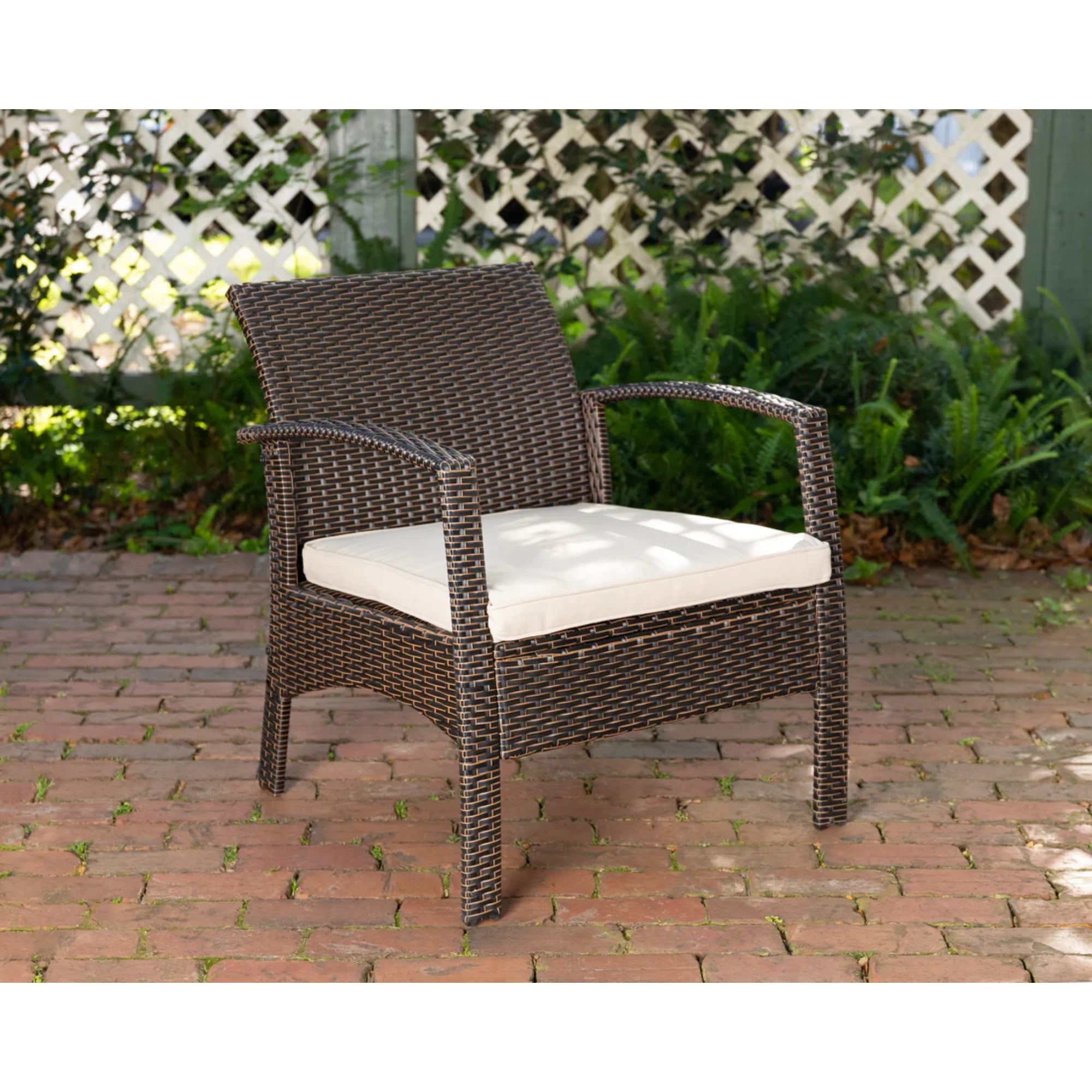 Well Traveled Living Bondi Wicker Outdoor Armchair | Novaselectes