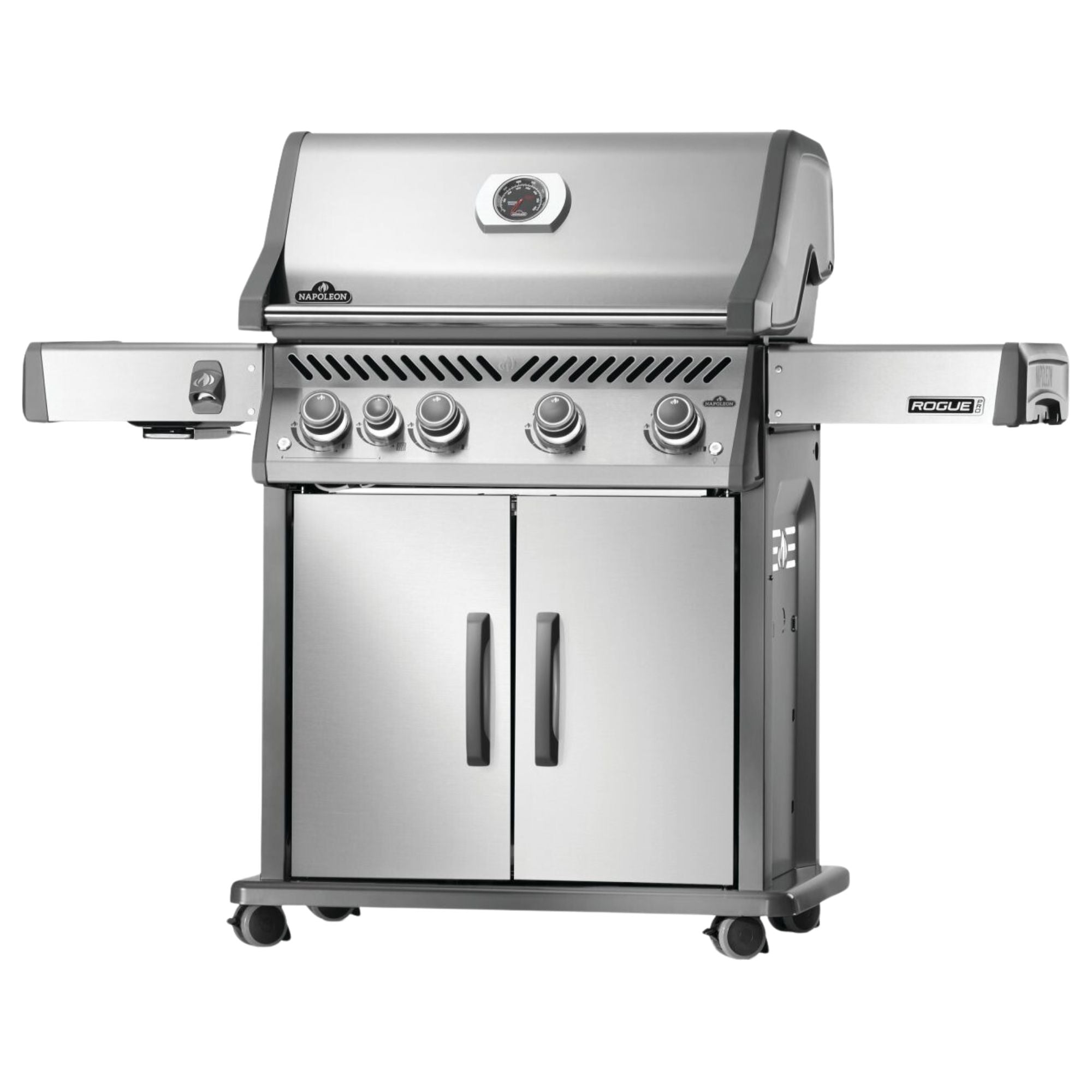 Napoleon Rogue® PRO 525 SIB Stainless Steel Freestanding Gas Grill w/ Infrared Side Burner | Novaselectes