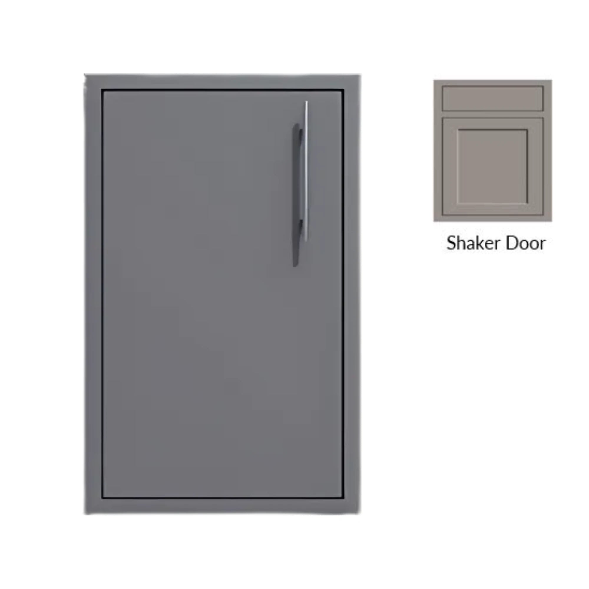 Challenger Designs Canyon Shaker Style 18-Inch Single Access Door | Novaselectes