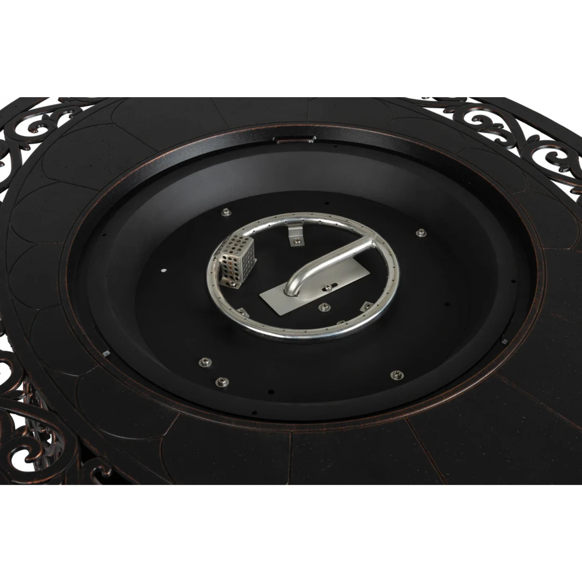 Well Traveled Living Toulon Oval Aluminum Propane Fire Pit | Novaselectes