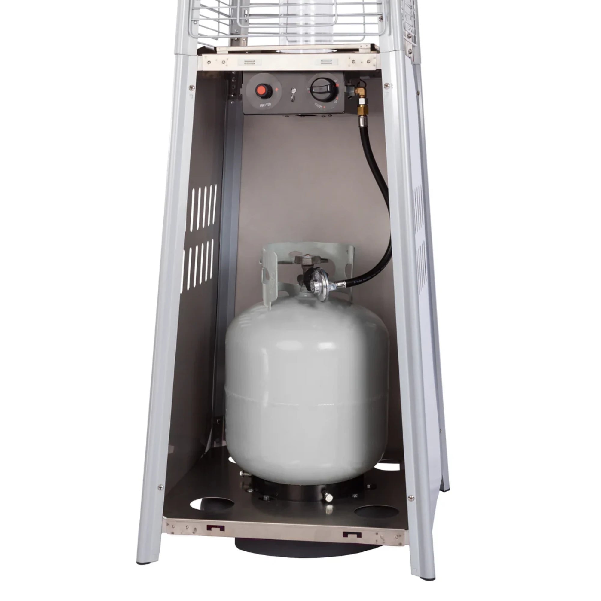 Well Traveled Living Stainless Steel Propane Pyramid Flame Heater | Novaselectes