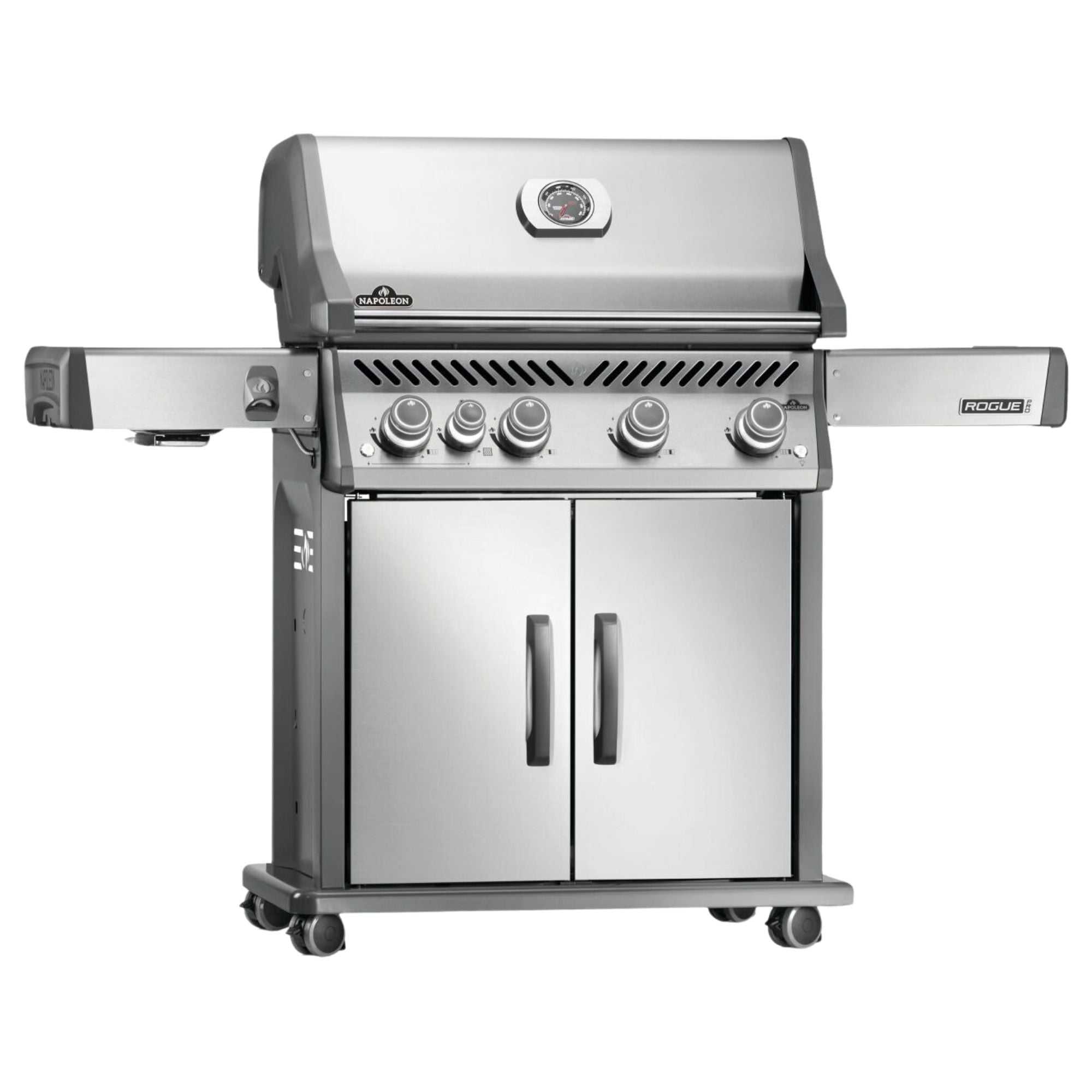 Napoleon Rogue® PRO 525 SIB Stainless Steel Freestanding Gas Grill w/ Infrared Side Burner | Novaselectes