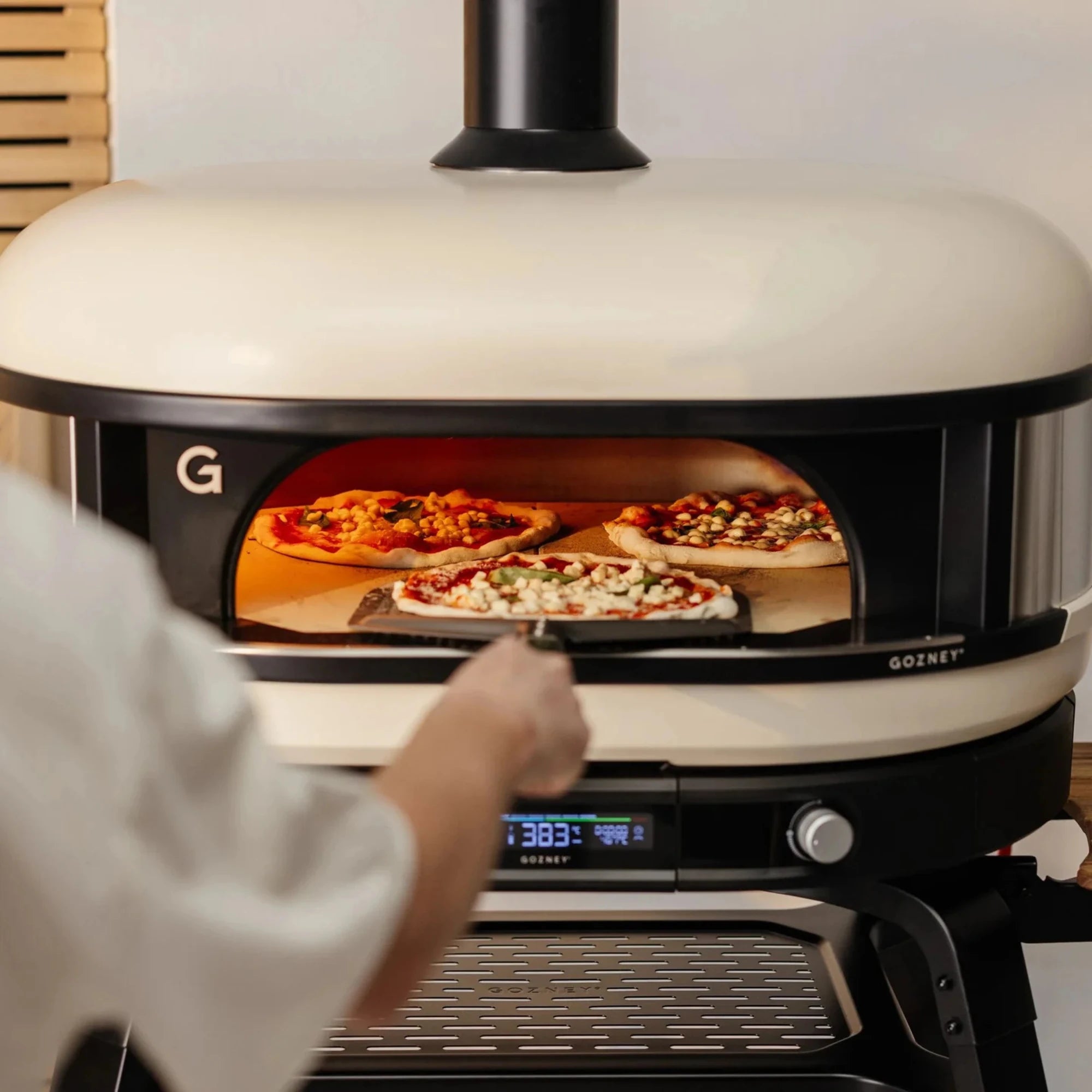 Gozney Dome XL Gen 2 Bone Dual Fuel Built-In Outdoor Pizza Oven | Novaselectes