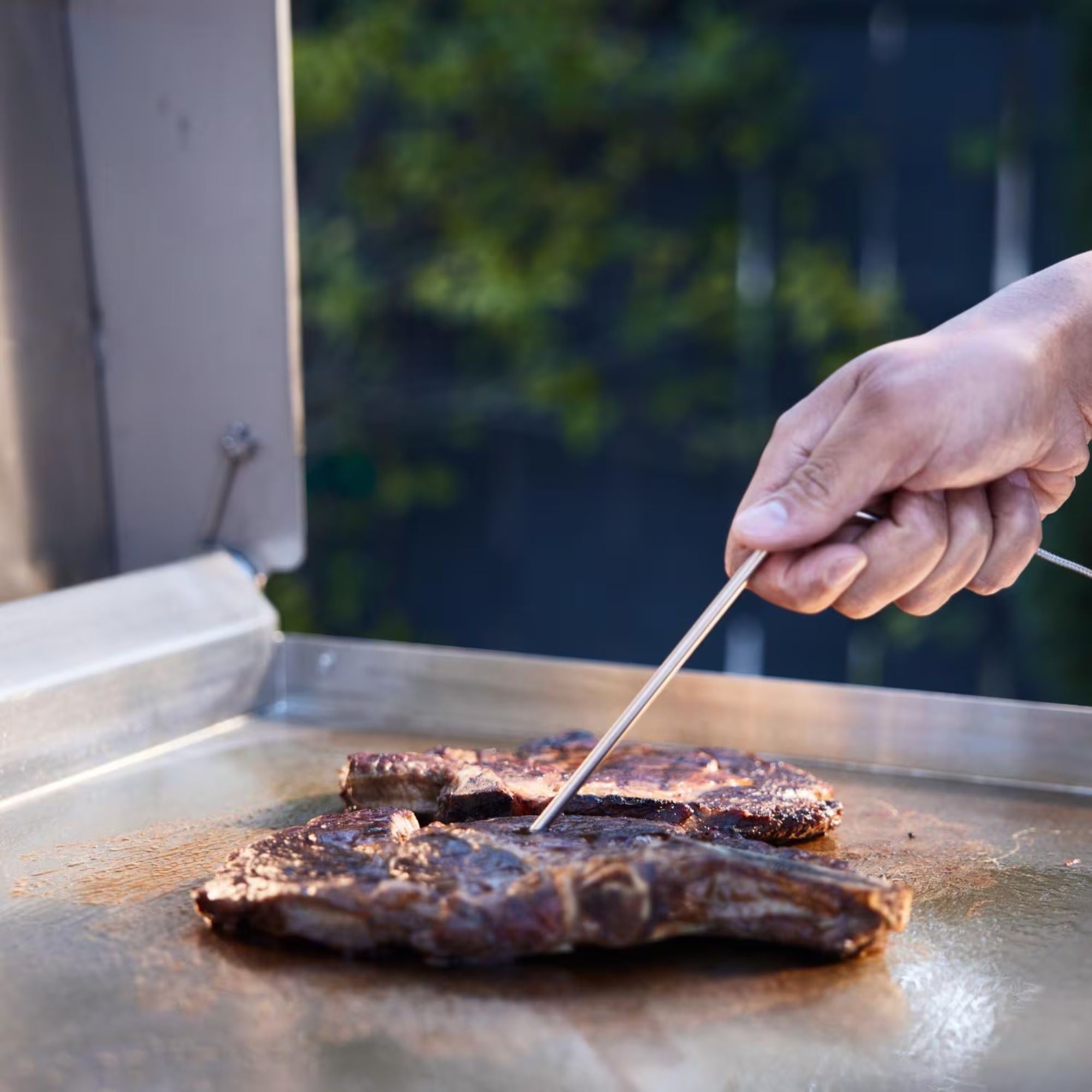 Blaze LTE PRO 40-Inch Freestanding Gas Griddle w/ Digital Temperature Screen & Lift-Assist Lid | Novaselectes